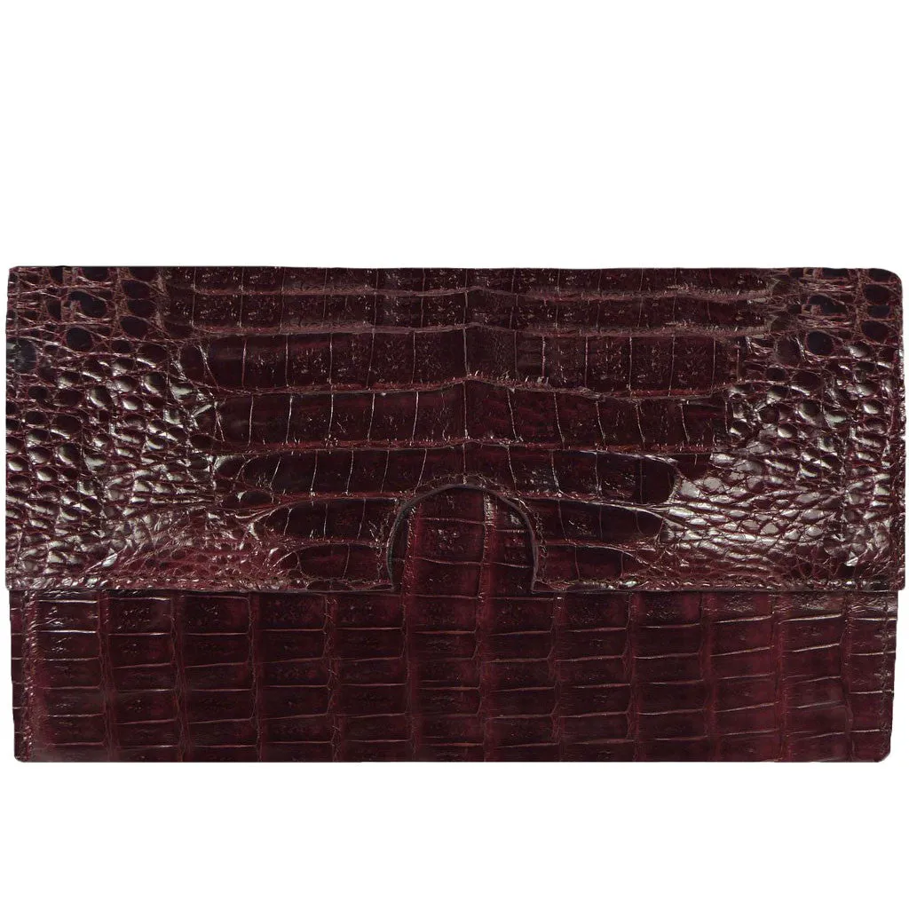 Coly Clutch in Crocodile