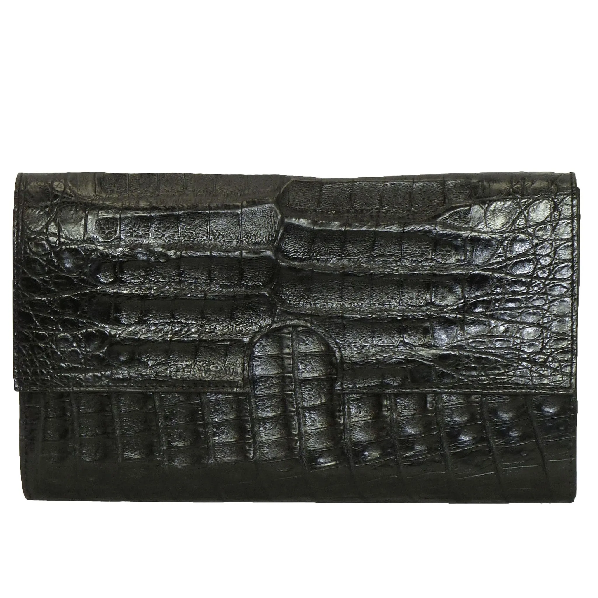 Coly Clutch in Crocodile