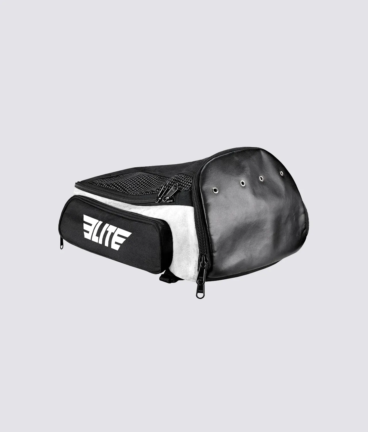 Convertible White Training Gear Gym Bag & Backpack
