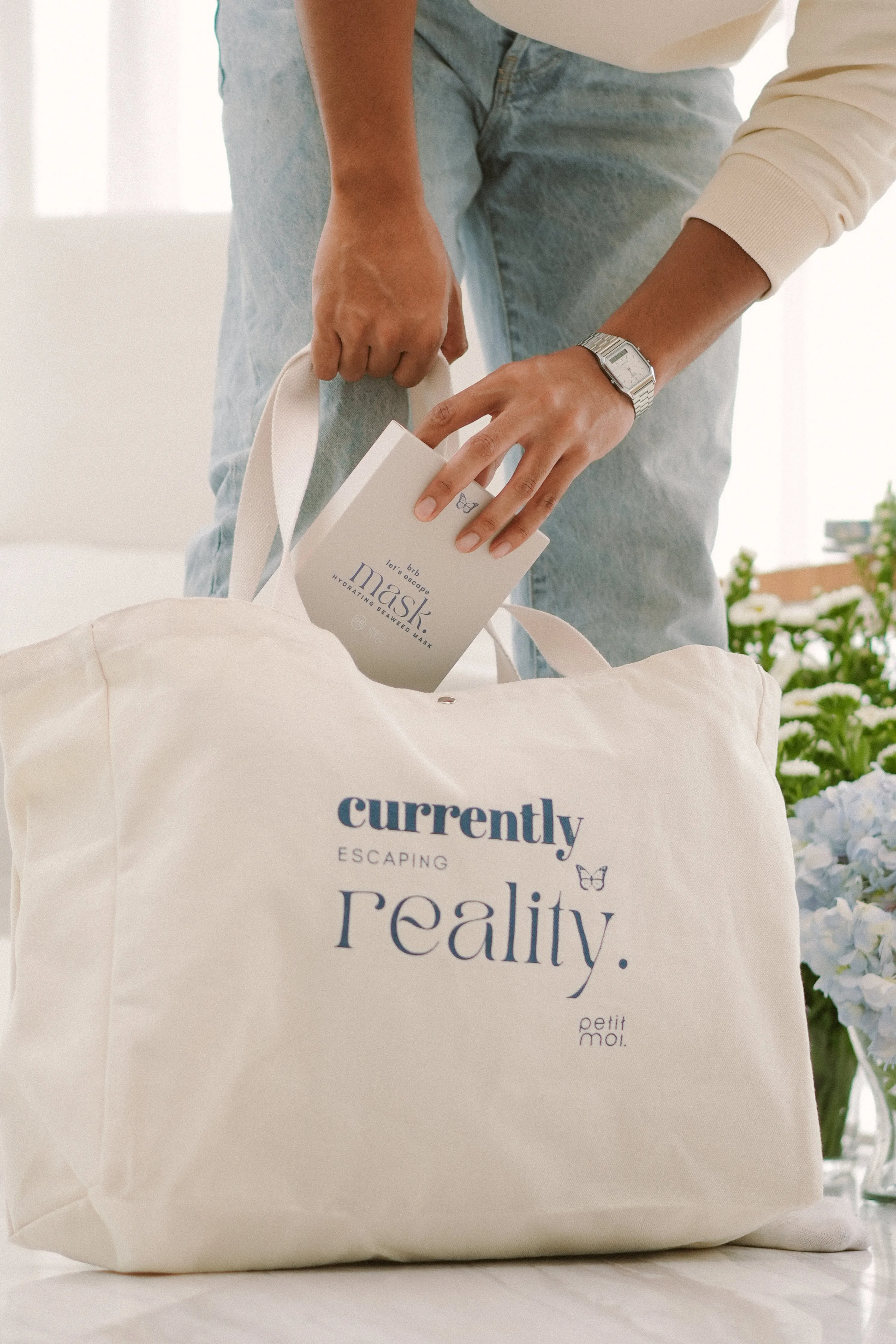currently ESCAPING reality bag