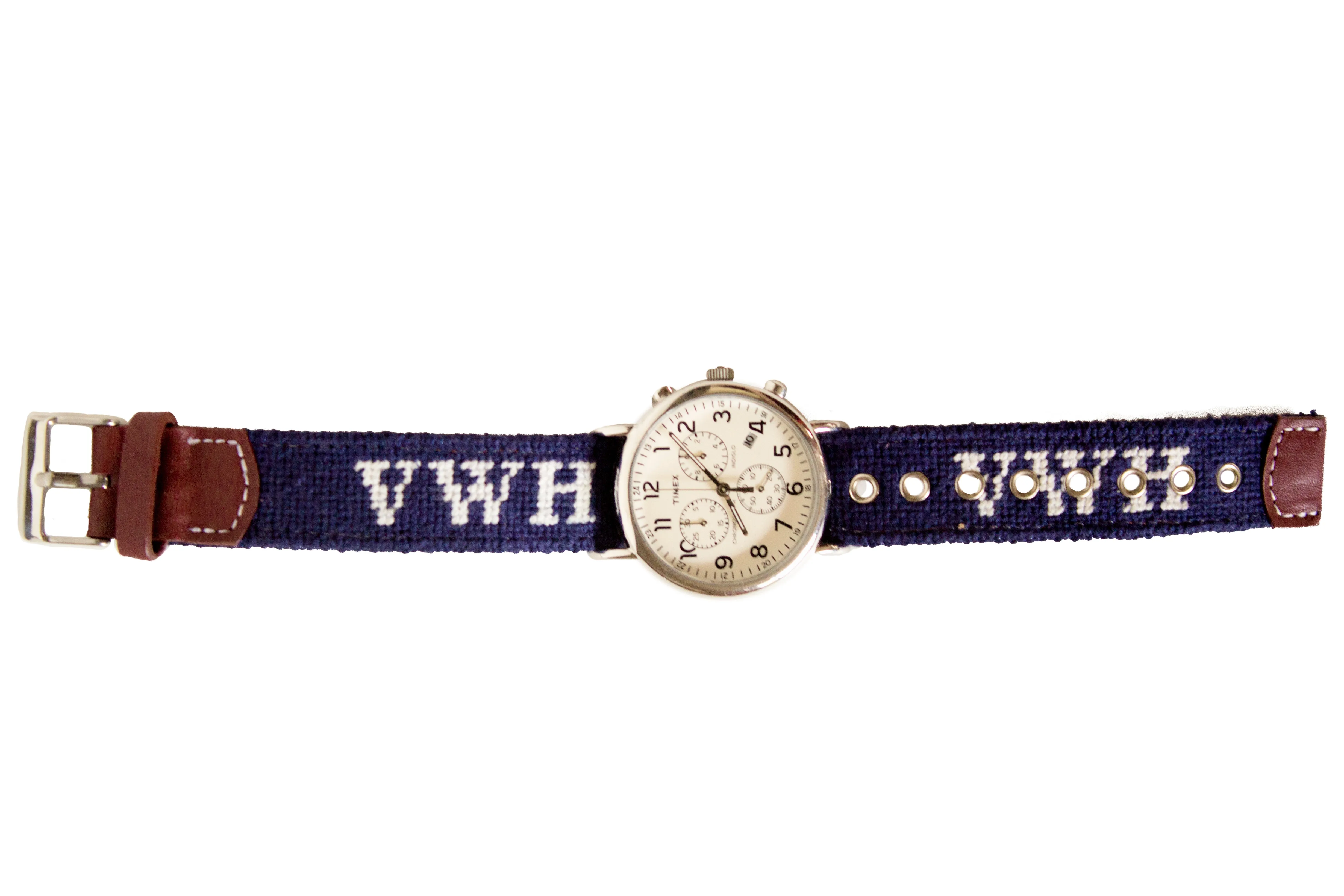 Custom Needlepoint Watch Strap