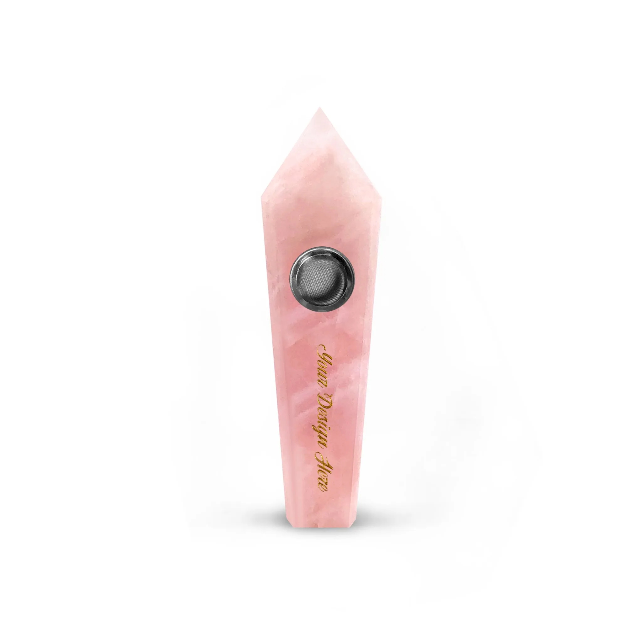 Custom Reiki Artisan Natural Stone Pipe