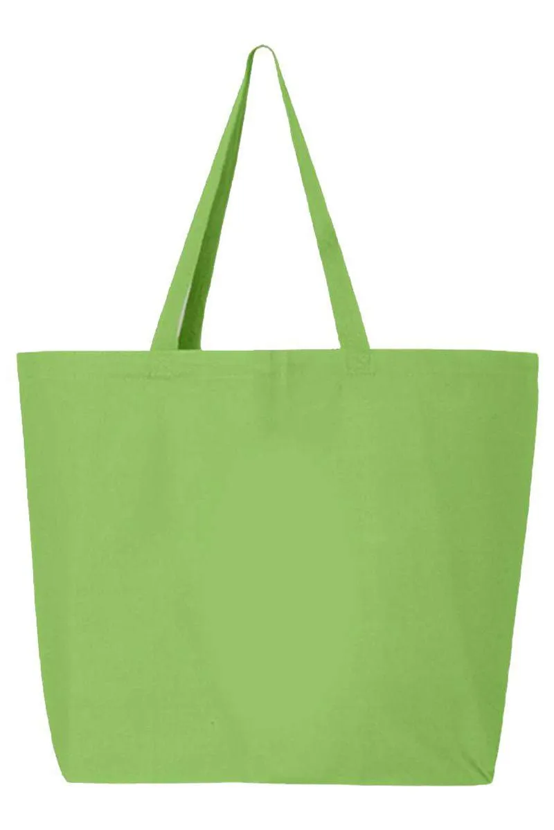 Cutesy Floral Bow Canvas Jumbo Tote