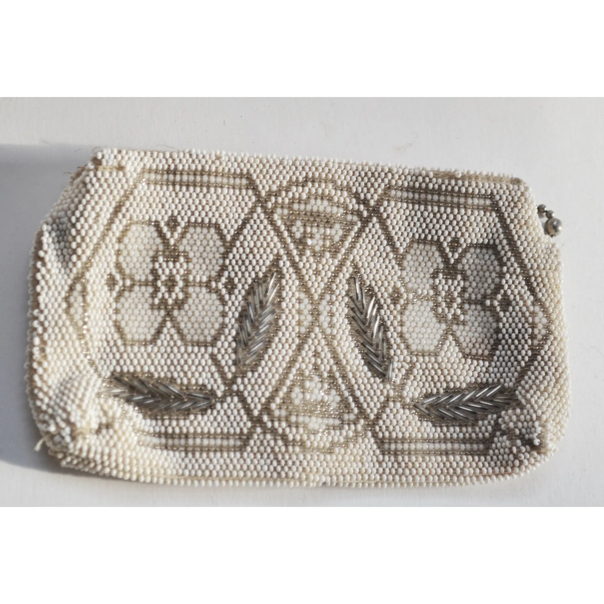 Czechoslovakian Beaded Change Purse