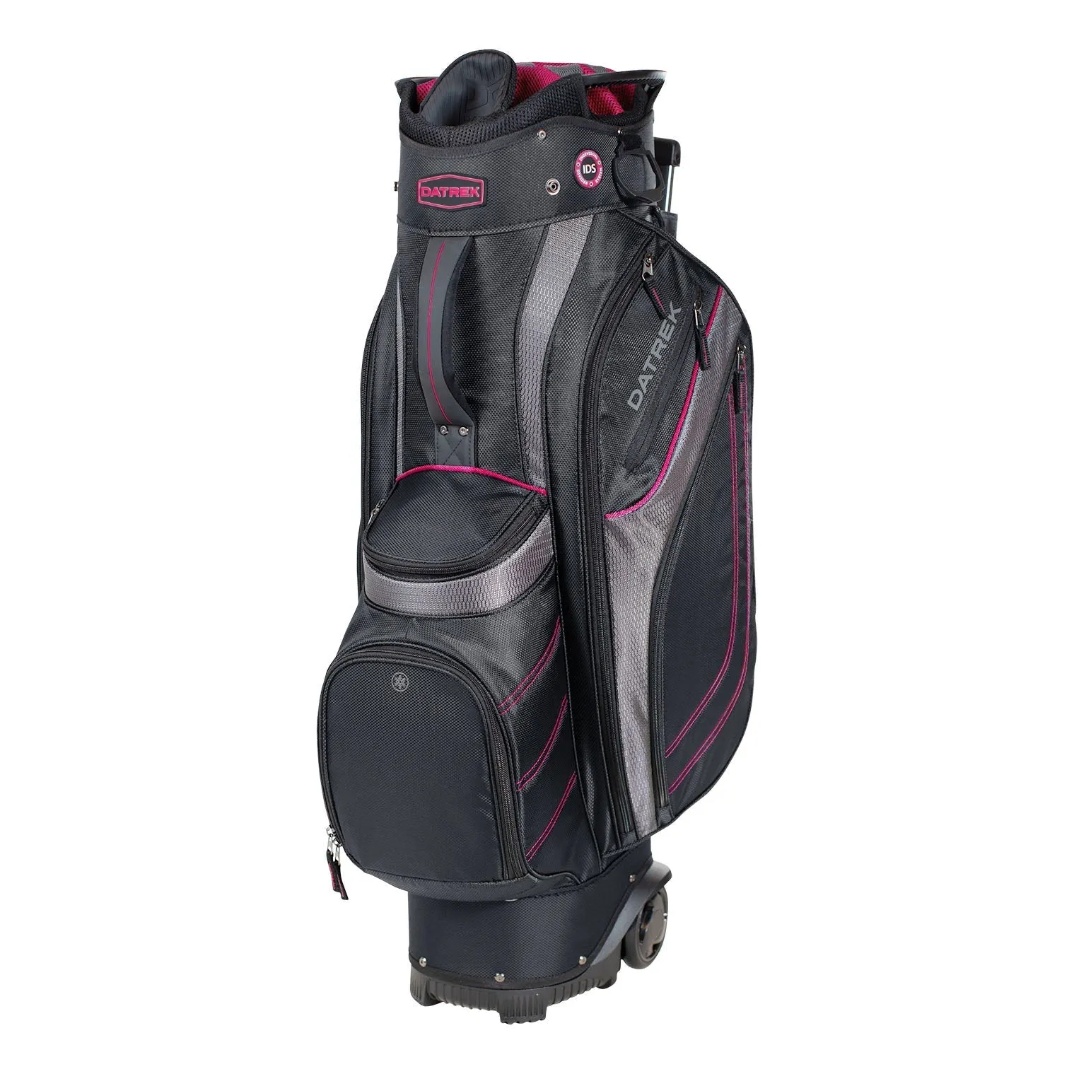 Datrek Transit Womens Golf Cart Bag Black/Charcoal/Pink