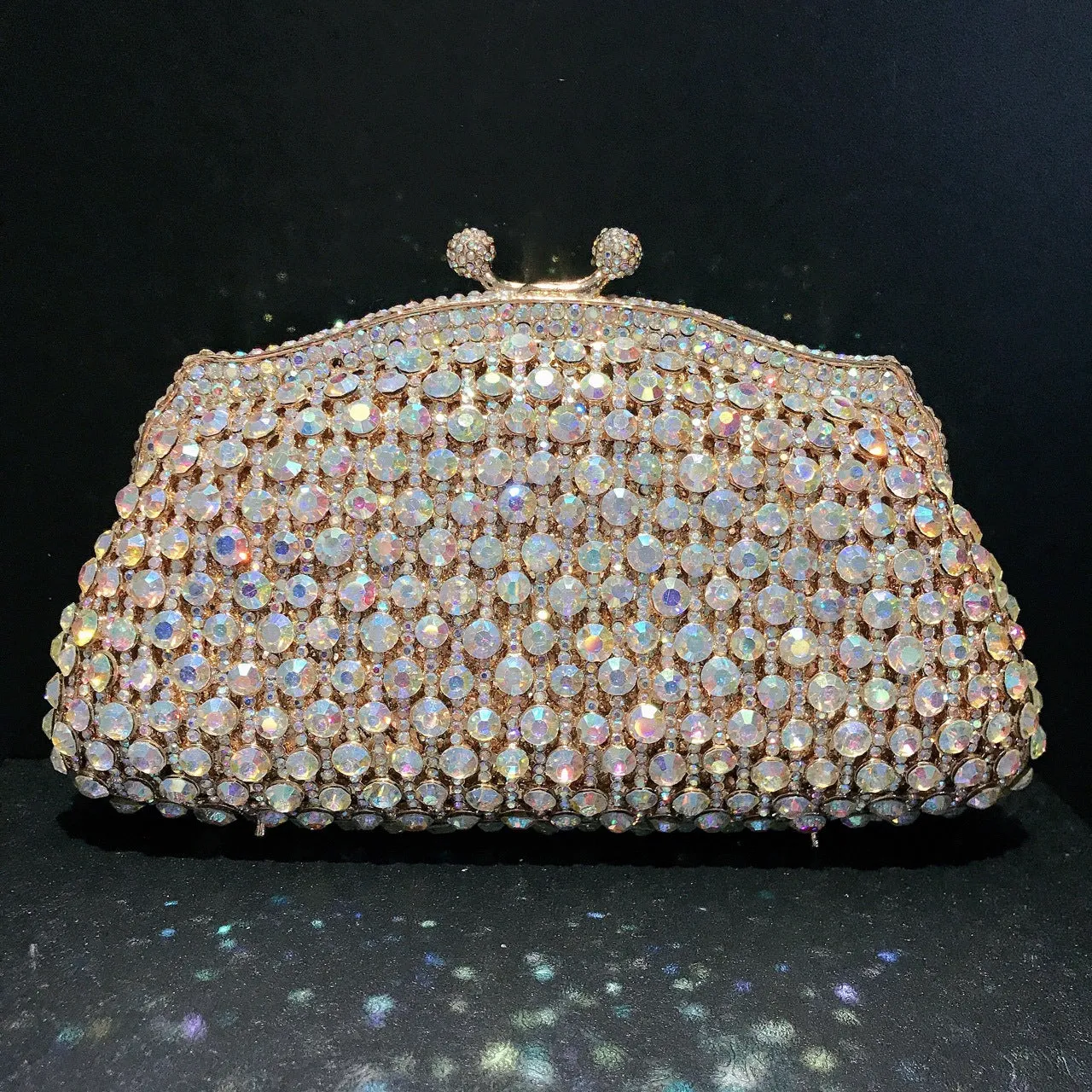 Dazzling Evening Crystal Clutch Bags