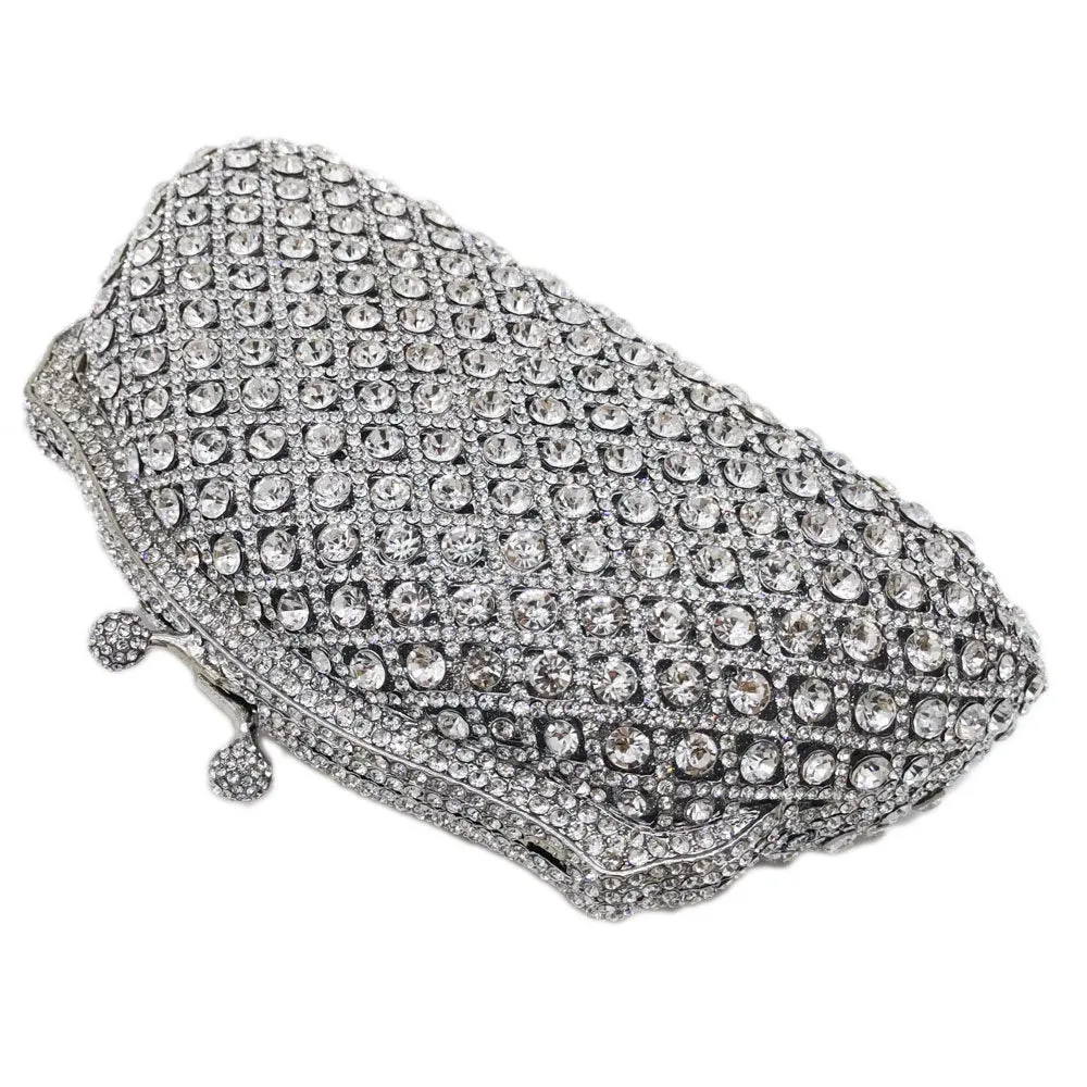 Dazzling Evening Crystal Clutch Bags