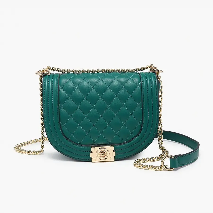 Diana Quilted Snap Front Crossbody EH2641