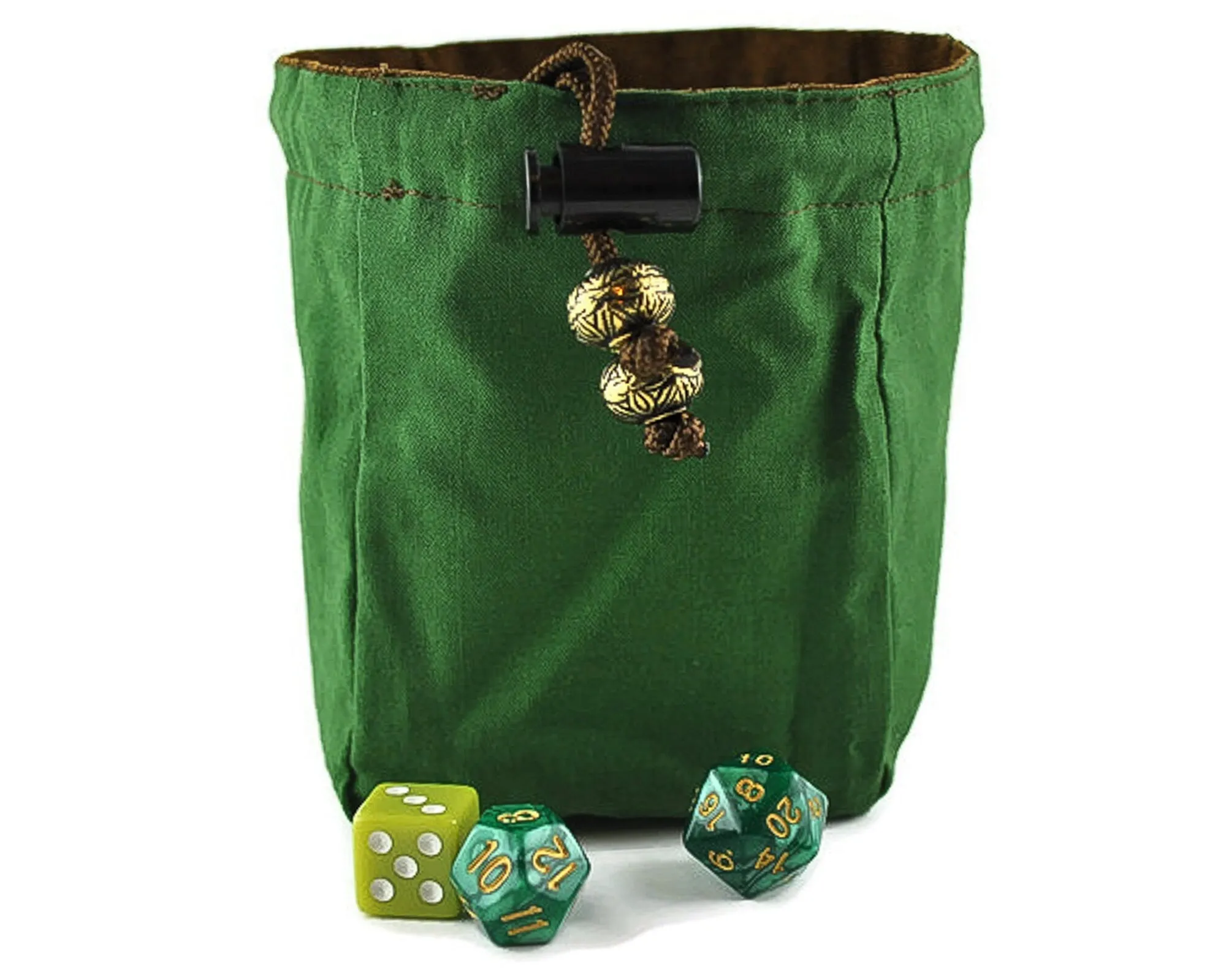 dnd Dice Bag, Vegan Leather World Bag