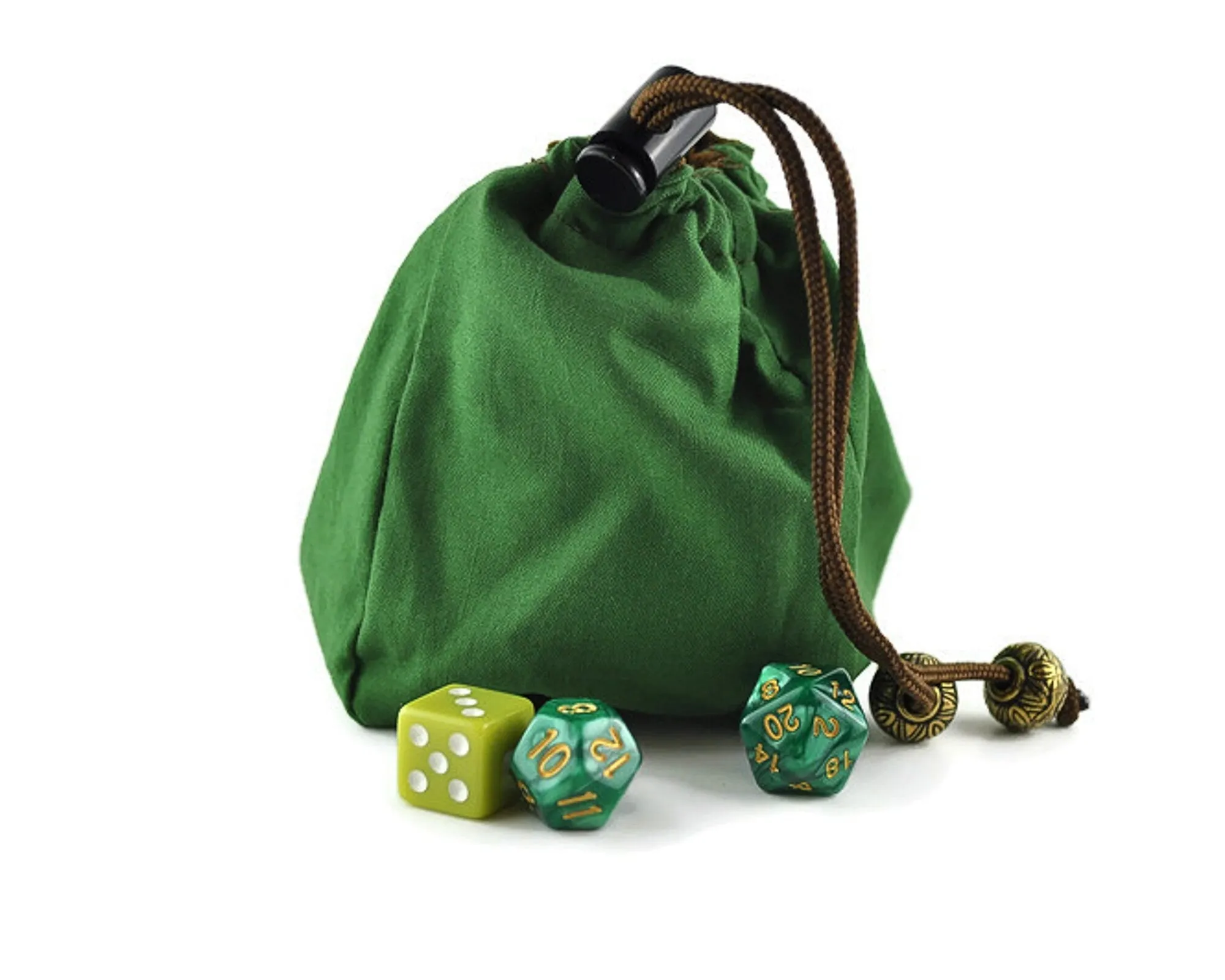 dnd Dice Bag, Vegan Leather World Bag