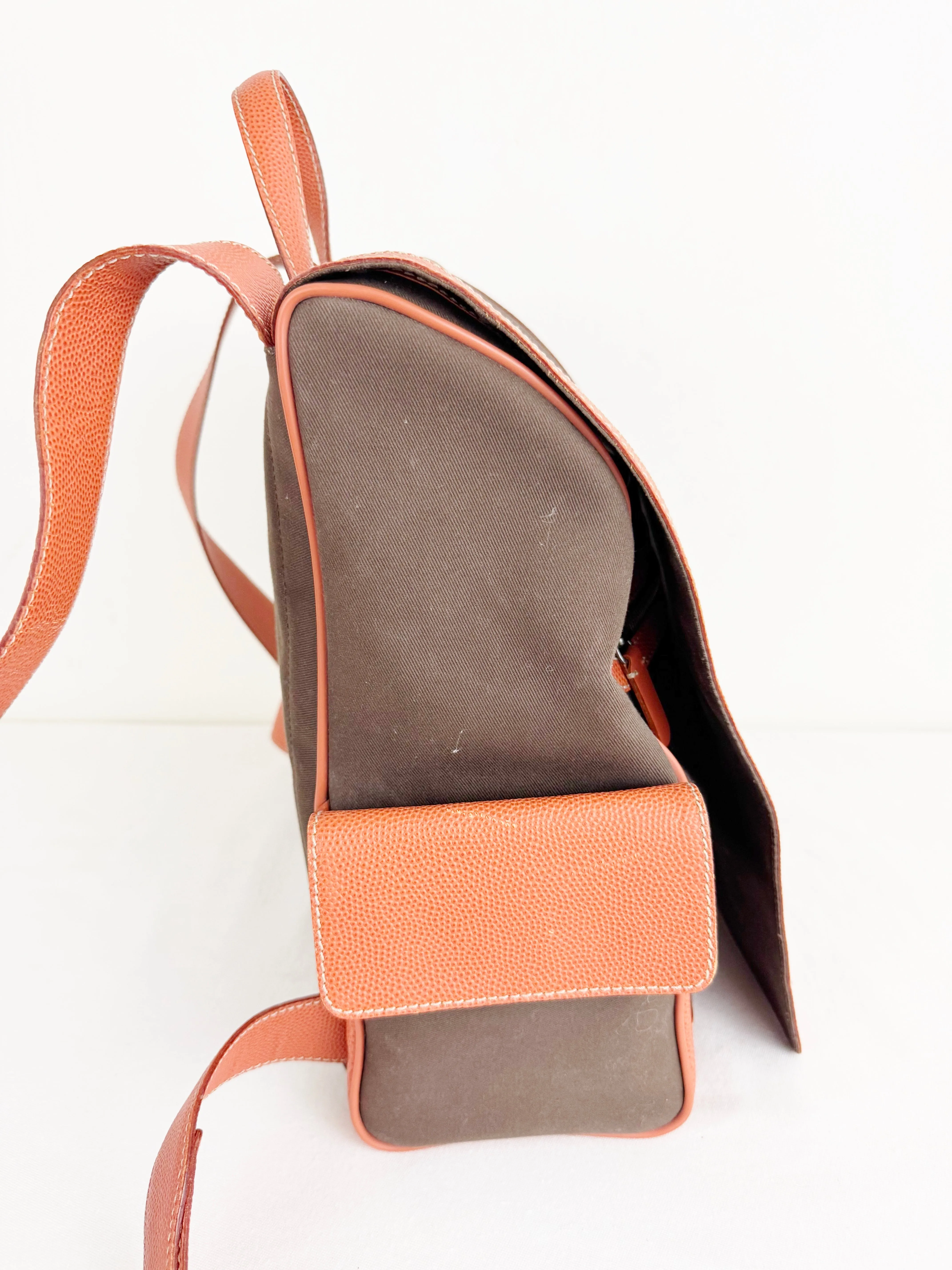 Dunhill Canvas w/Leather Trim Backpack