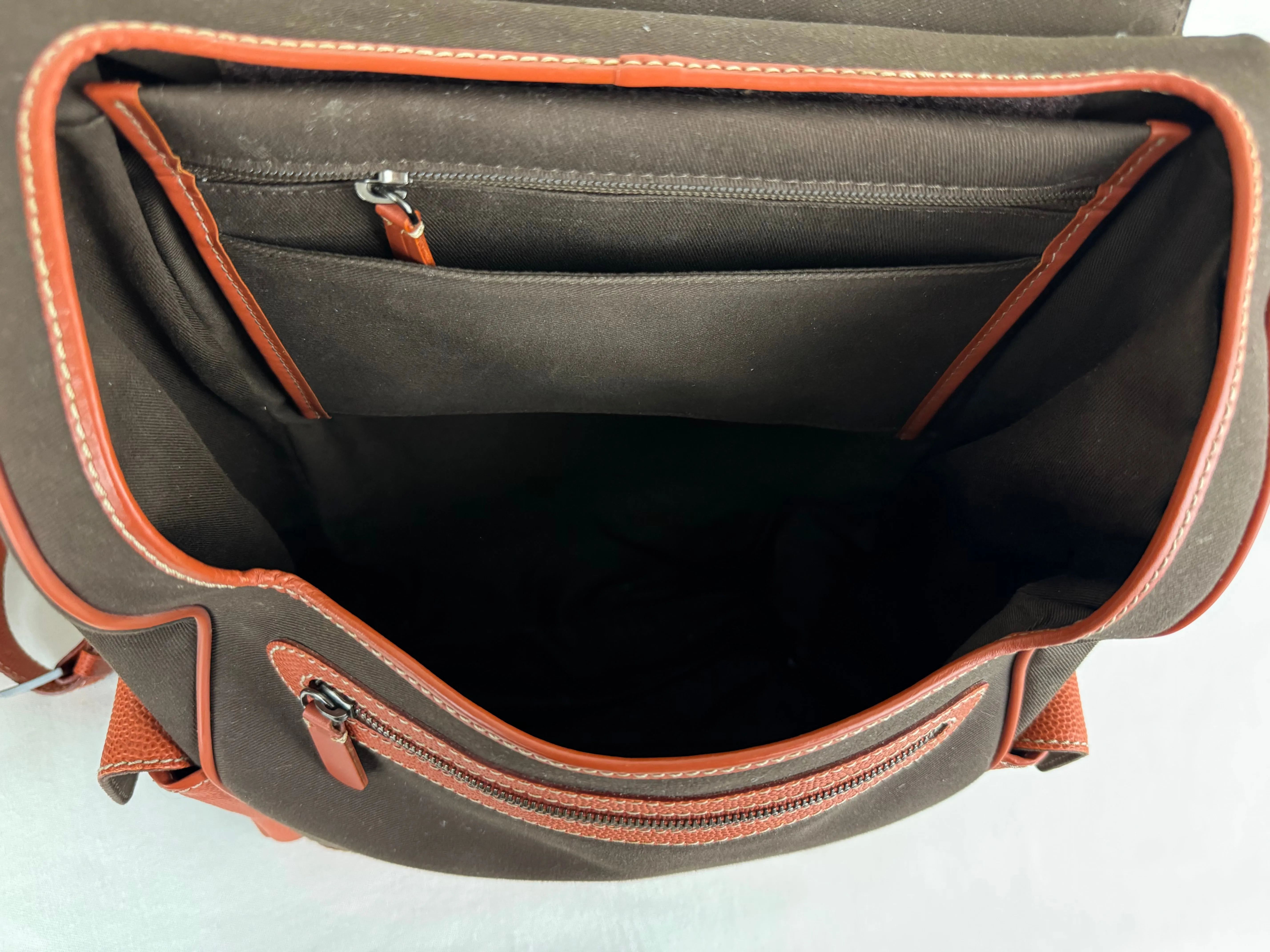 Dunhill Canvas w/Leather Trim Backpack