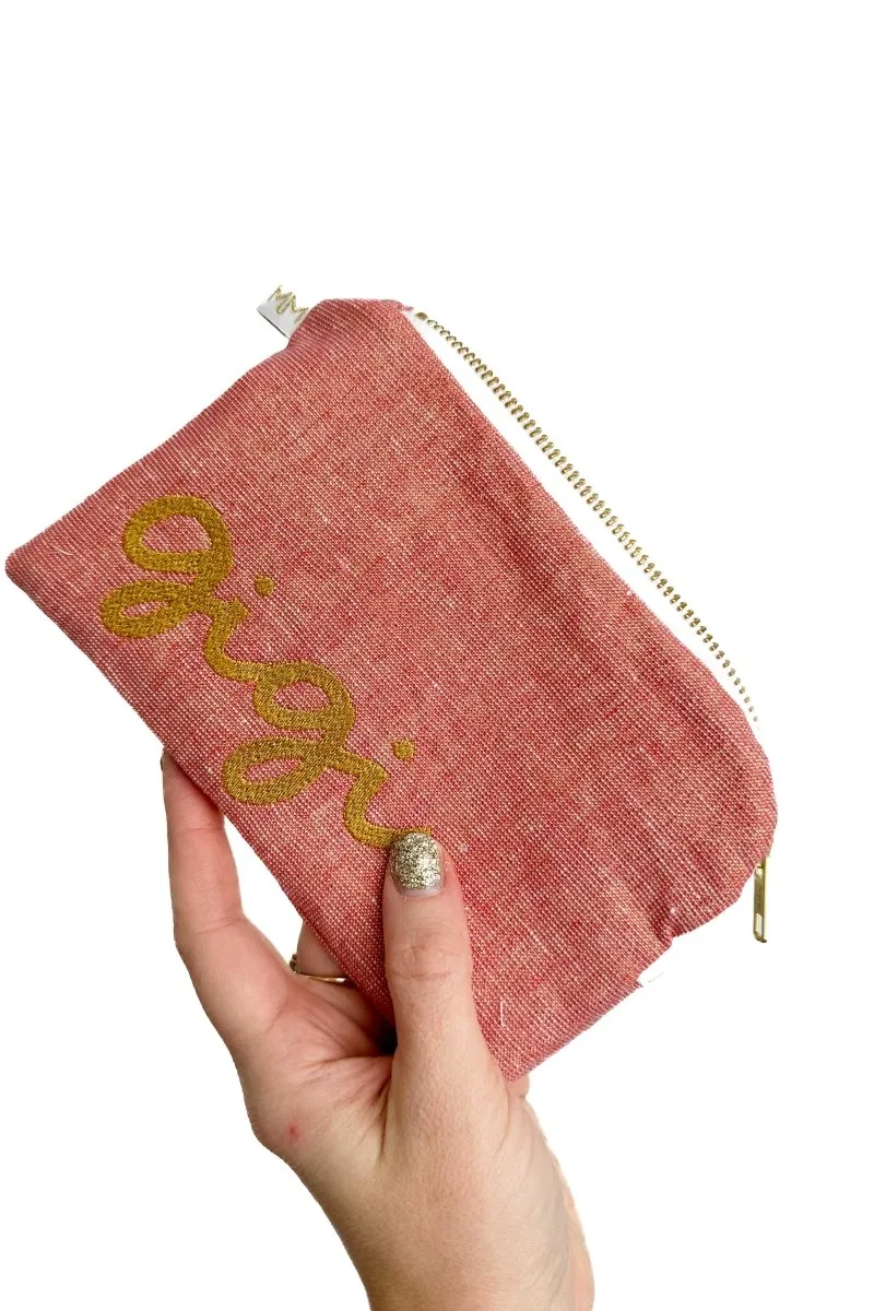 Dusty Rose "Gigi" Everyday Travel Pouch