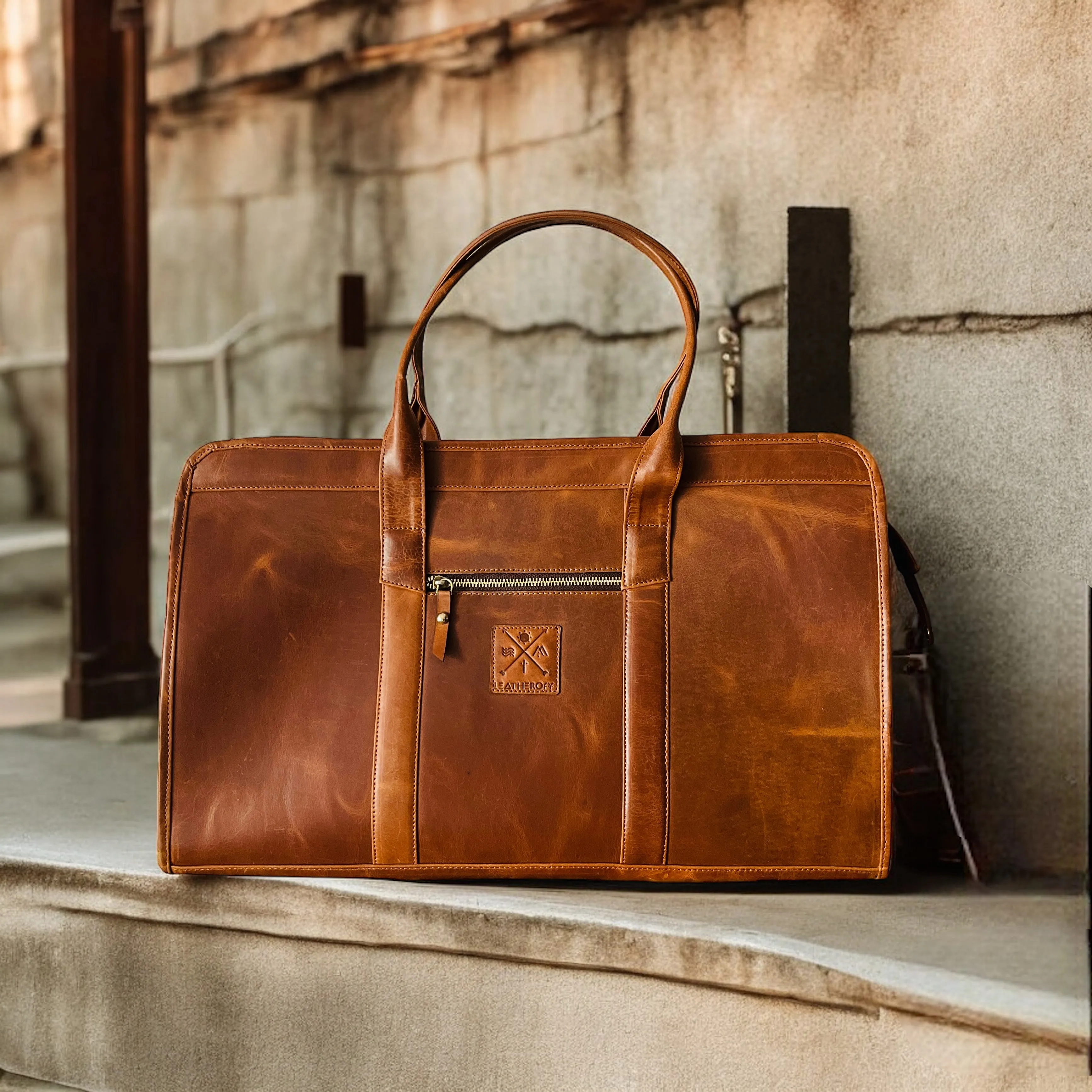 Elite Tan Duffle Bag