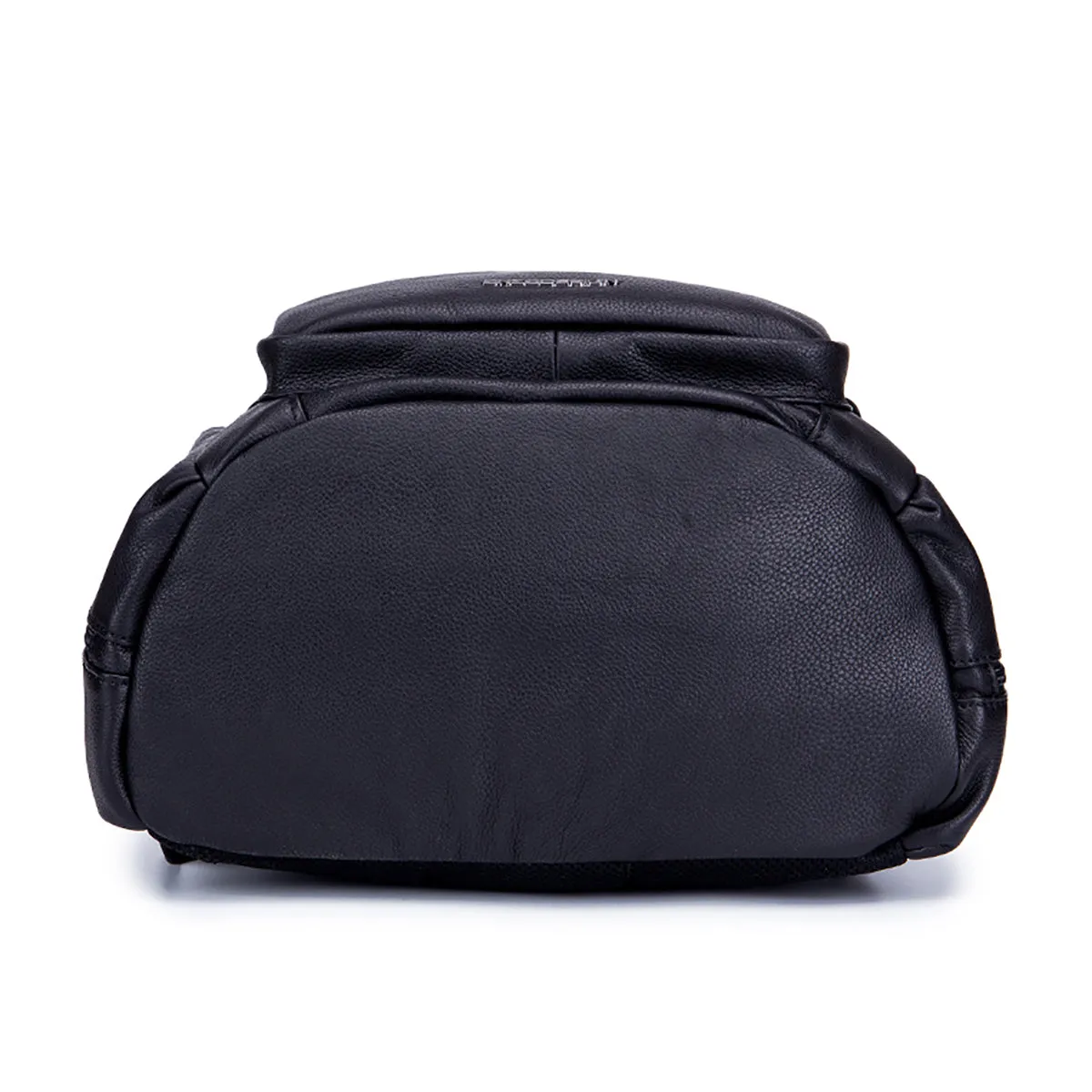 EnzoDesign Cow Nappa Leather Wallet Multi Pockets 15" Laptop Backpack