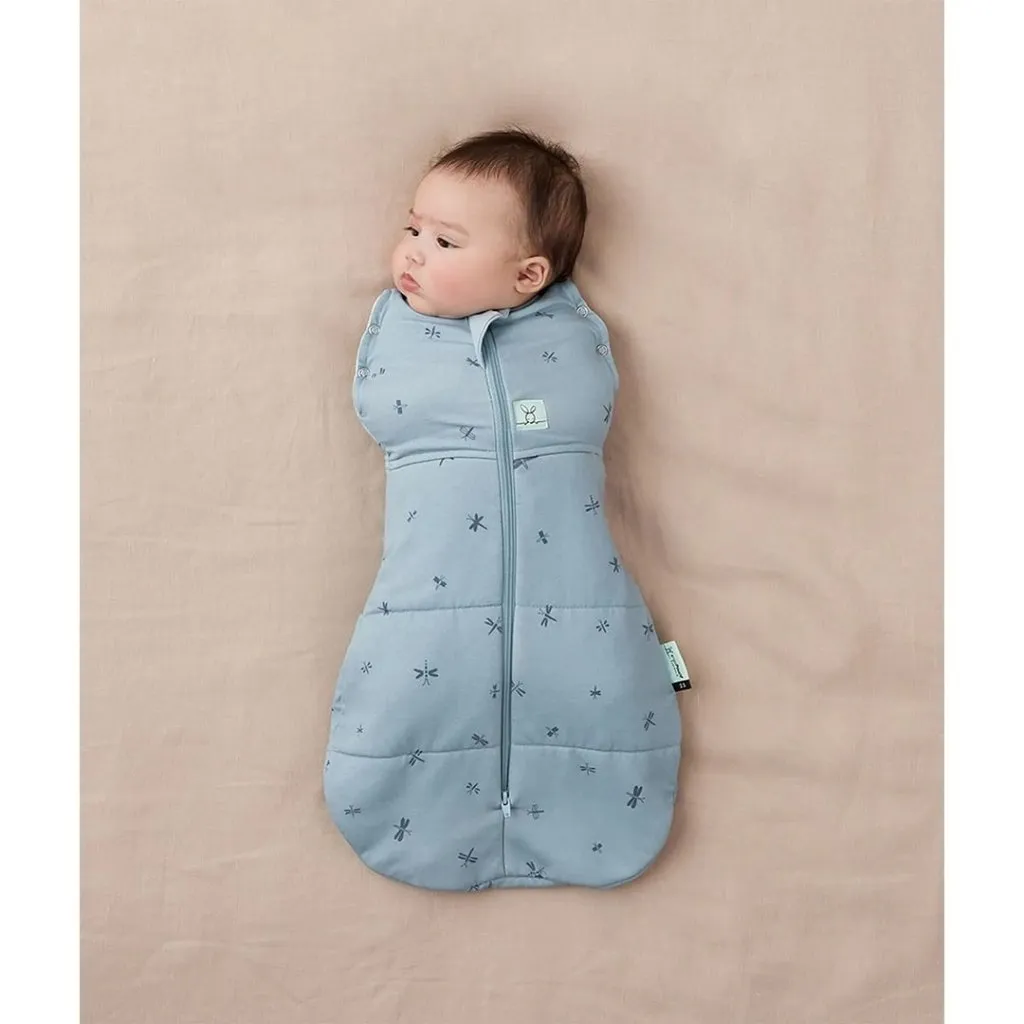 ERGOPOUCH - Organic Cocoon Swaddle Bag  2.5 TOG - Dragonfly