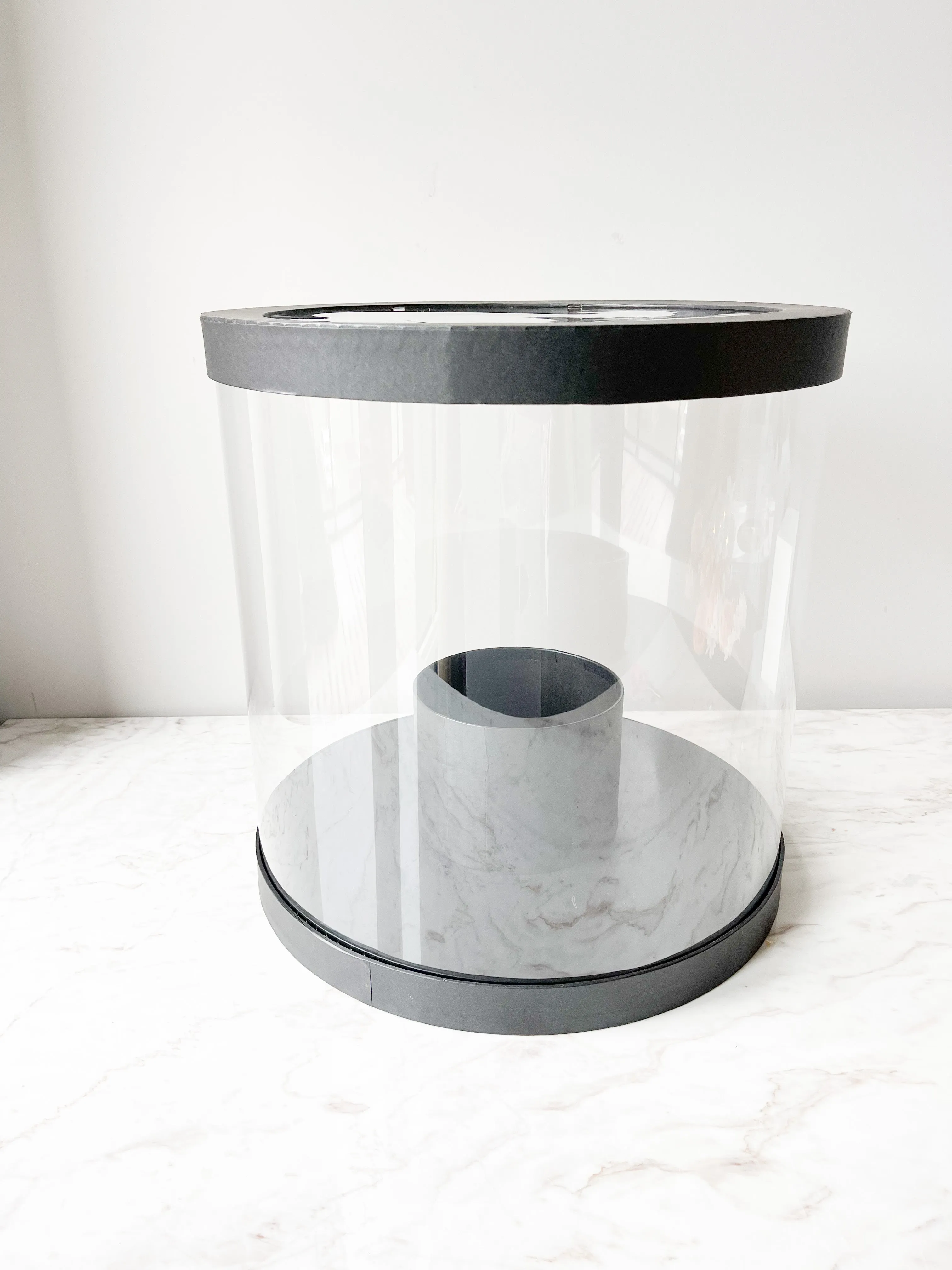 Extra Large Cylinder Clear Flower & Gift Box
