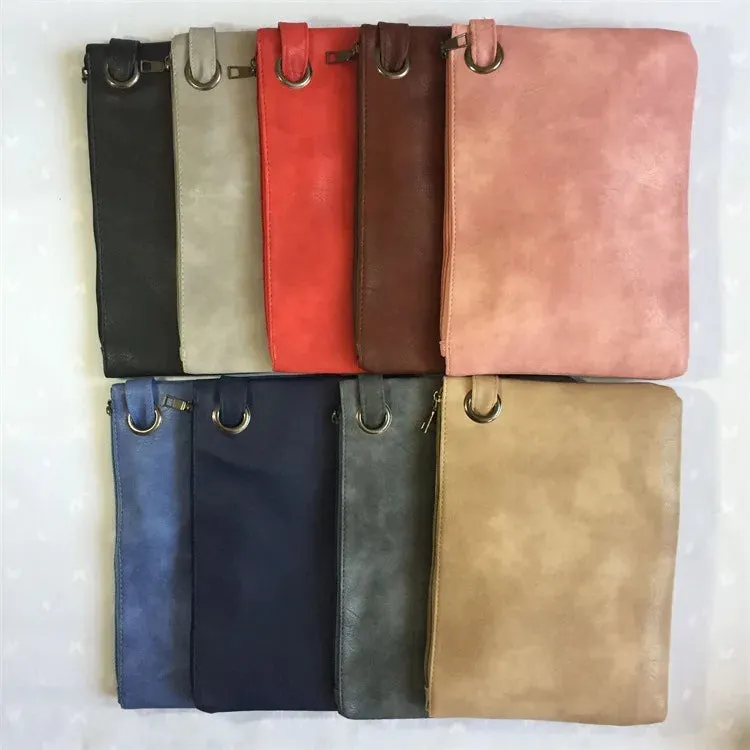 Fashion Solid Women's Clutch Bag Leather Women Envelope Bag Clutch Evening Bag Female Clutches Handbag