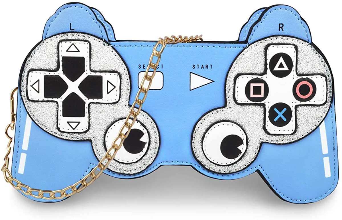 Game over Girl Women Shoulder Bag with Chain Strap