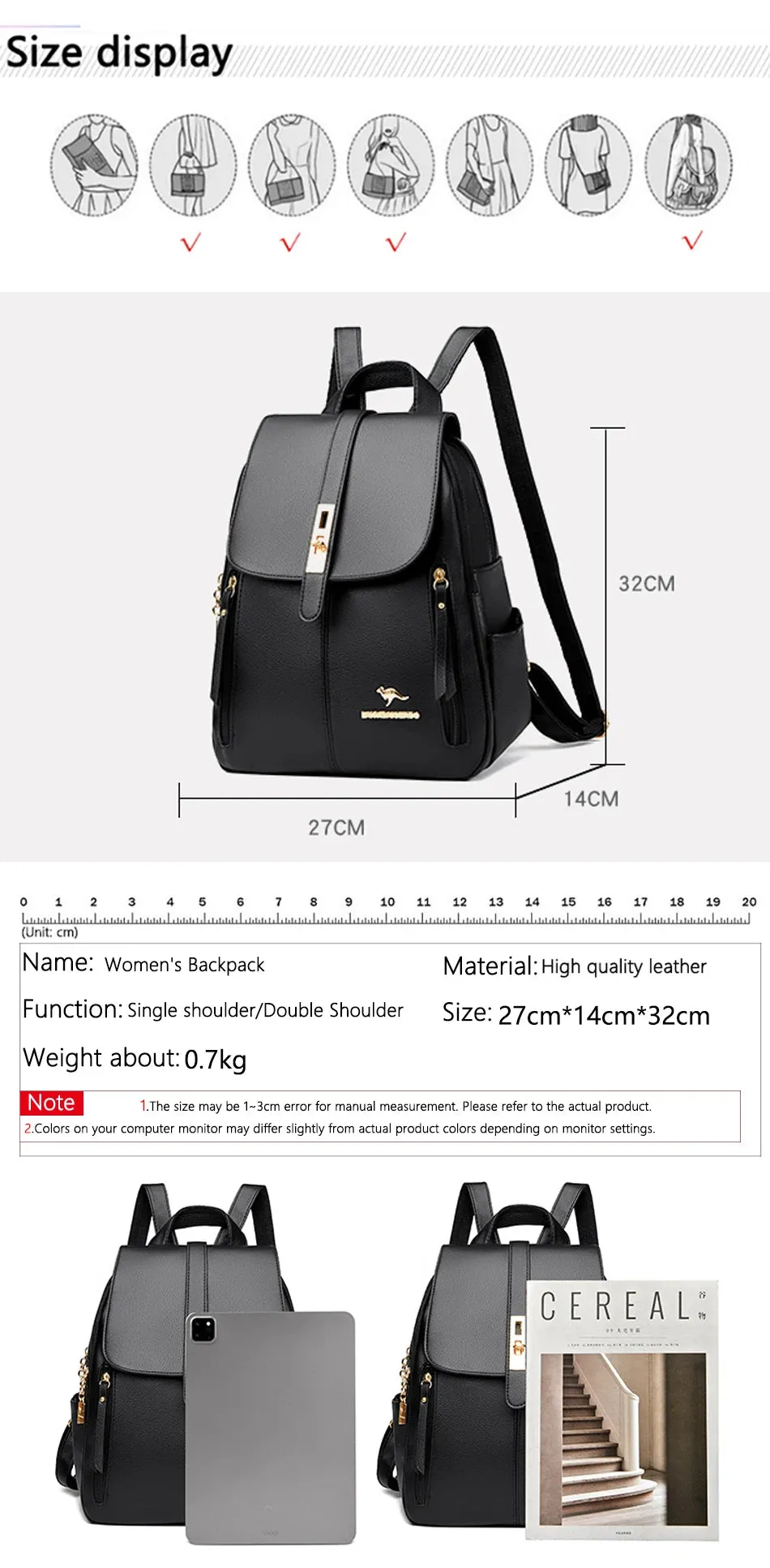 Genuine Leather Backpacks