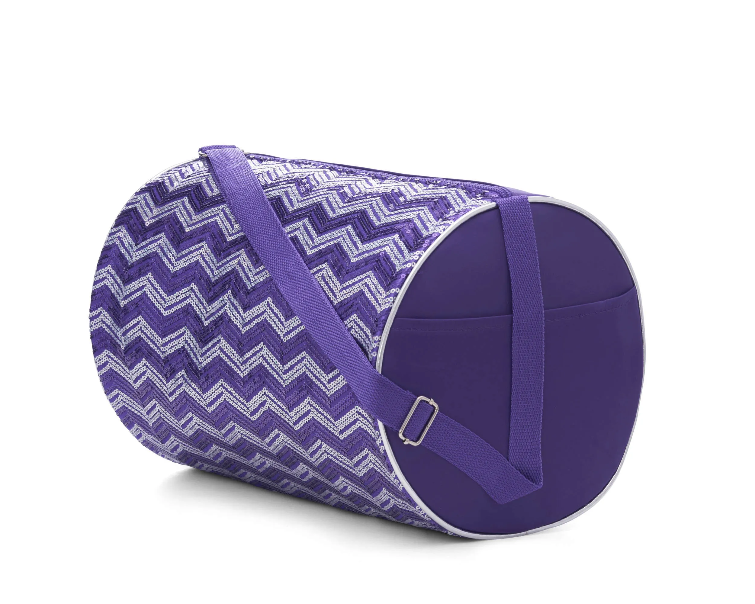 Girl's Chevron Sequin Duffle Bag
