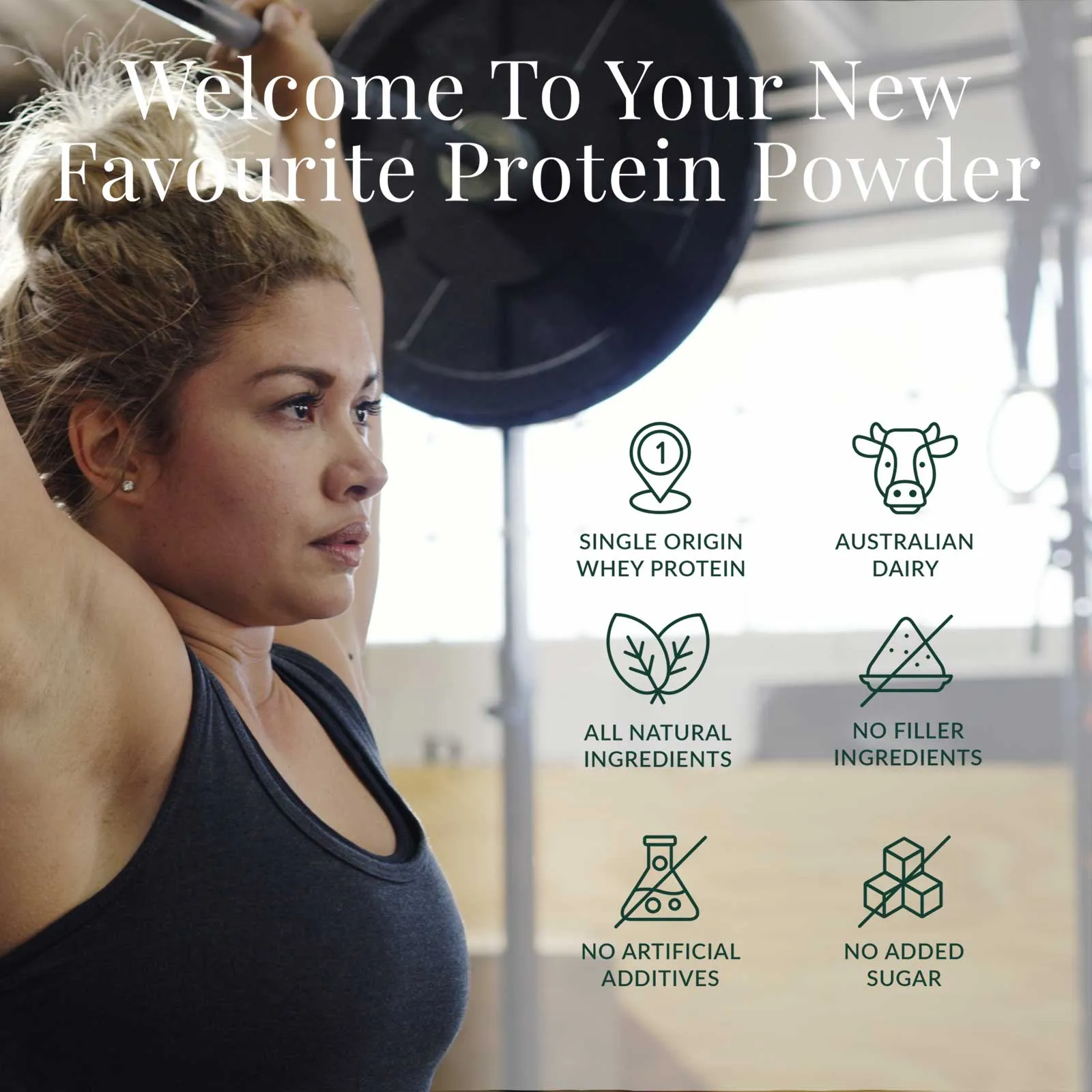 Grass Fed Whey Protein Vanilla 1kg (33 servings)