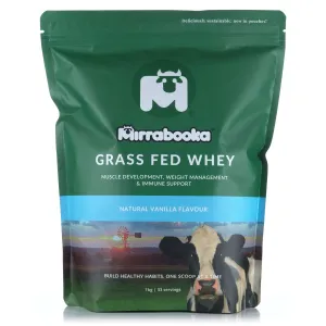 Grass Fed Whey Protein Vanilla 1kg (33 servings)