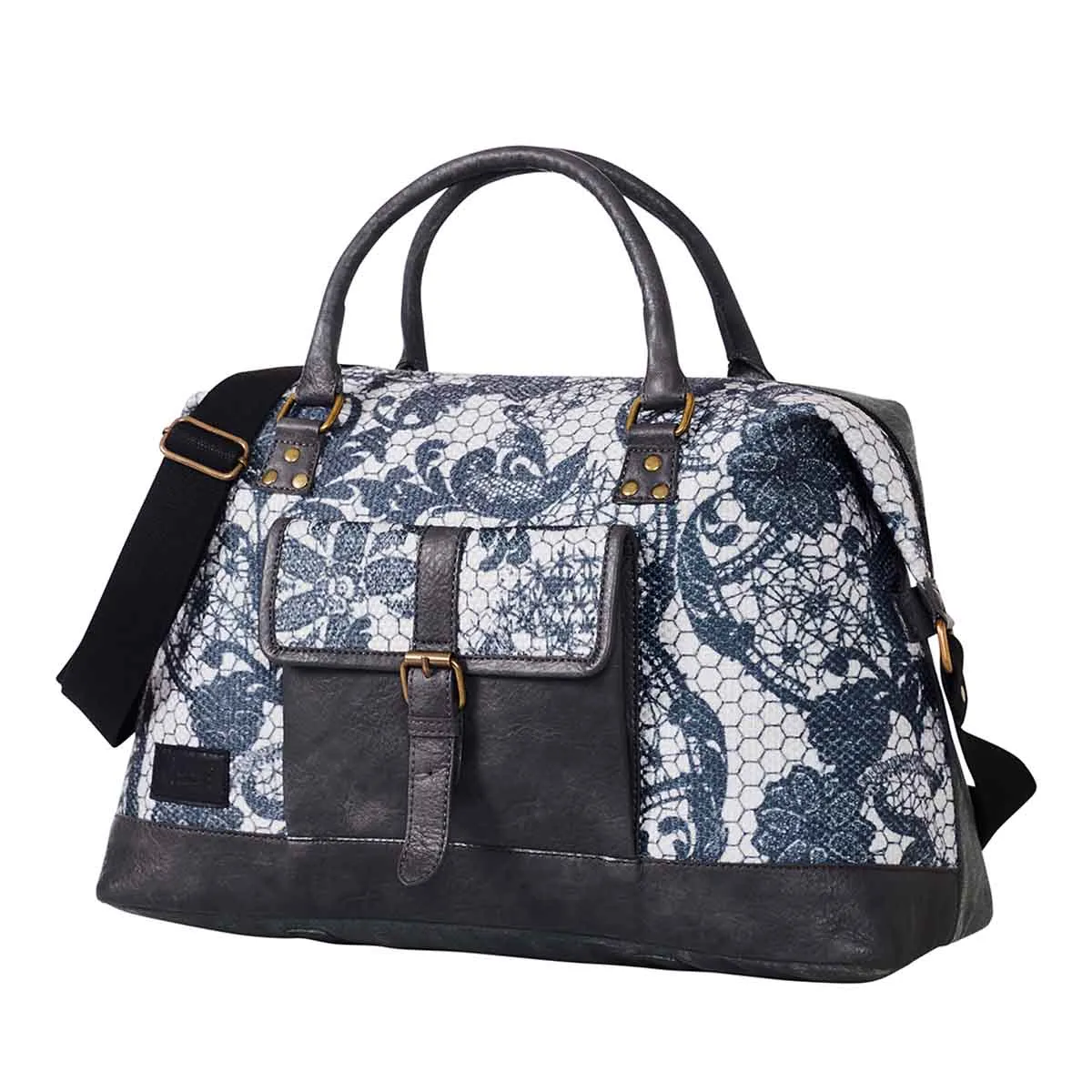 Grey Vine Duffle Bag For Men & Women