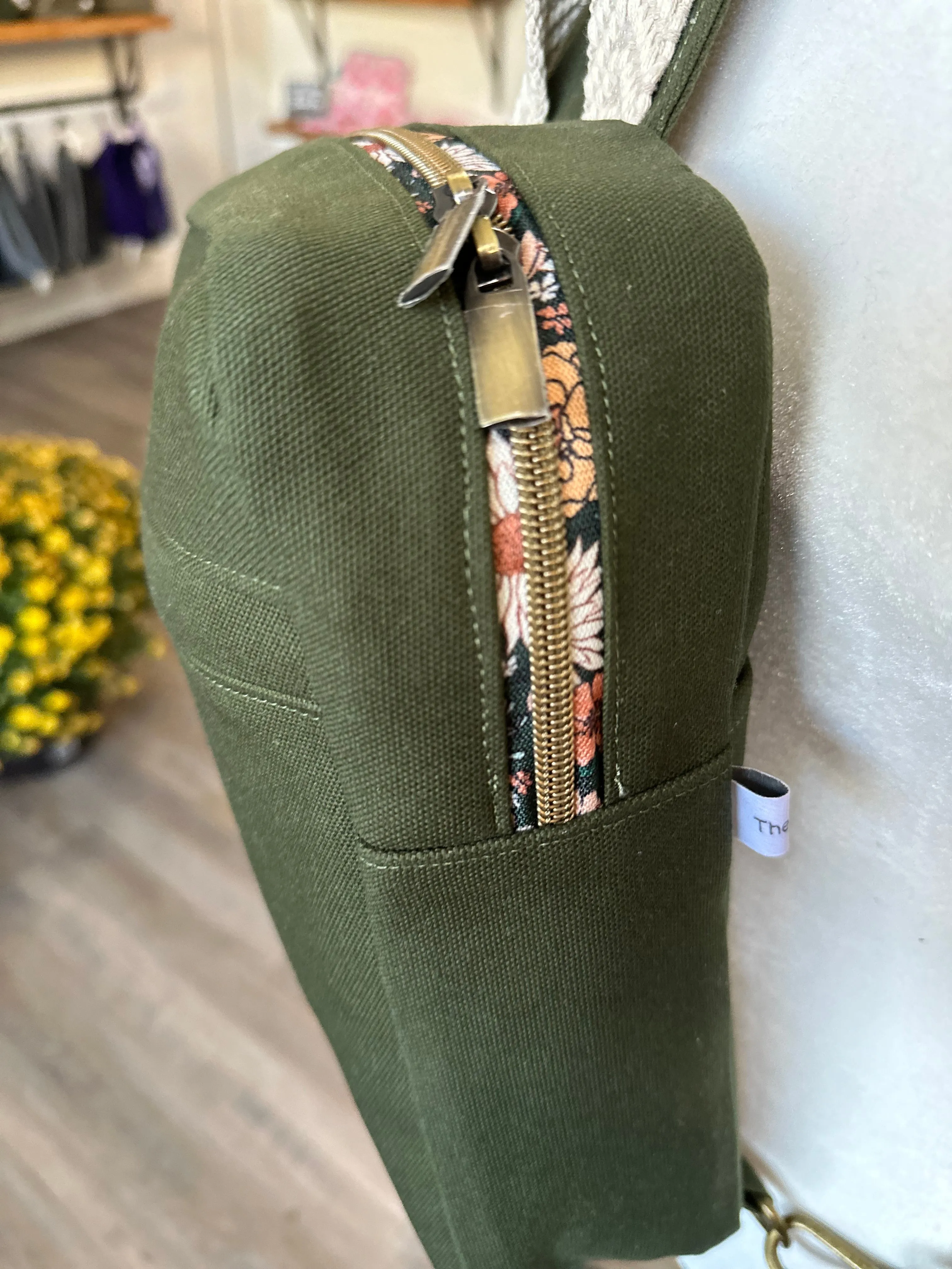 Hunter Green Sling Bag - Black Fern