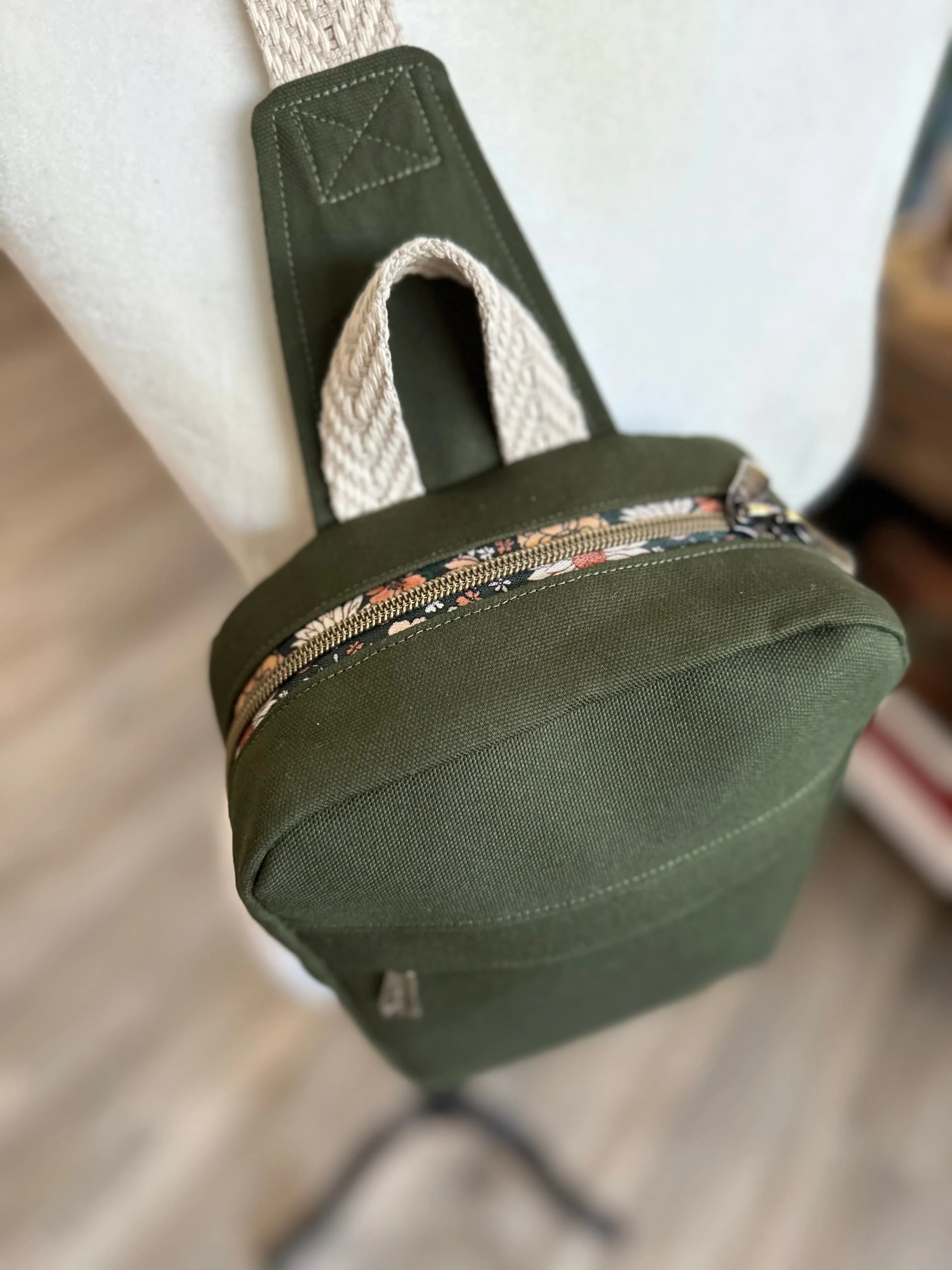 Hunter Green Sling Bag - Black Fern