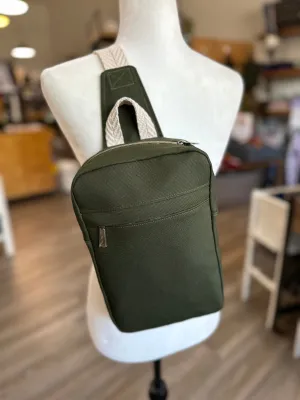 Hunter Green Sling Bag - Black Fern