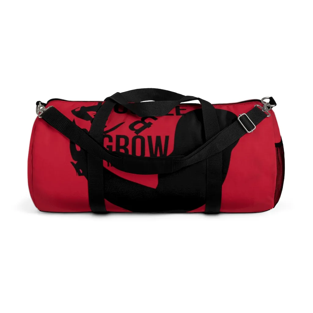 Hustle & Grow Gym Bag (Red/Black)