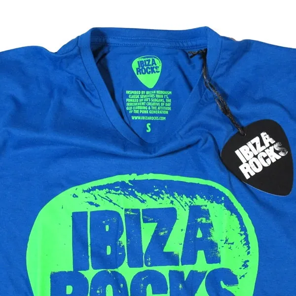 Ibiza Rocks Blue Plectrum T-Shirt with Drawstring Bag