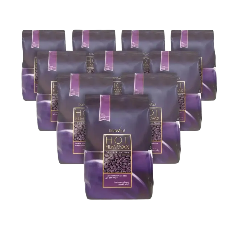 Italwax - Plum Hard Wax, 10 x 1kg