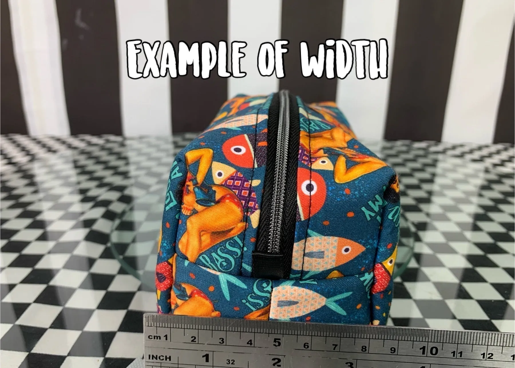 Kewpie doll boxy pouch