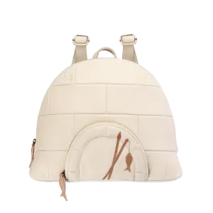 Kimo Schoolbag | Iglo | Cream Leather