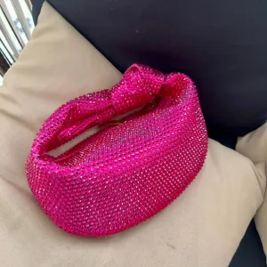 Knotted Crsytal Cloud Bag