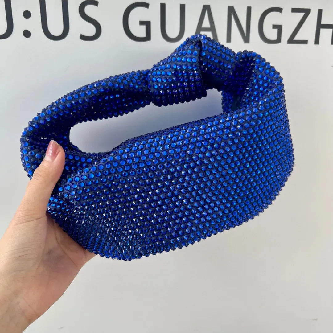 Knotted Crsytal Cloud Bag