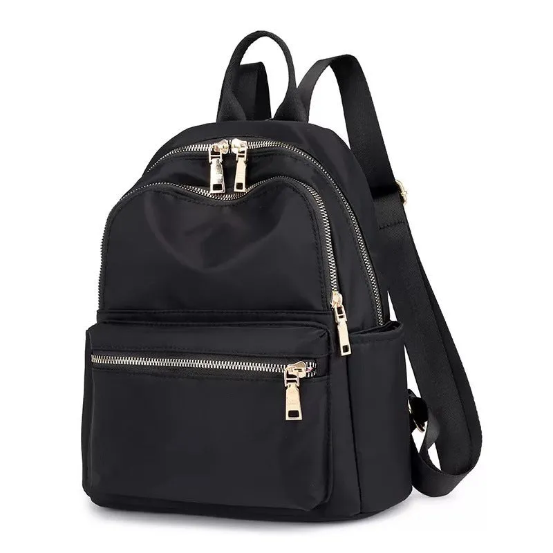 Korean High College Mori Fresh Contrast Backpacks