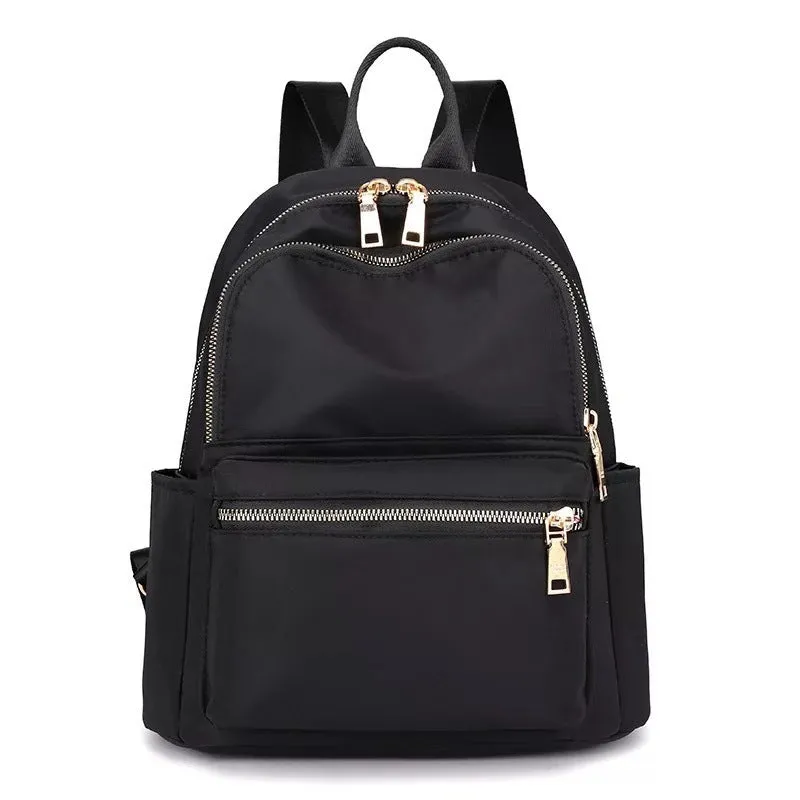 Korean High College Mori Fresh Contrast Backpacks