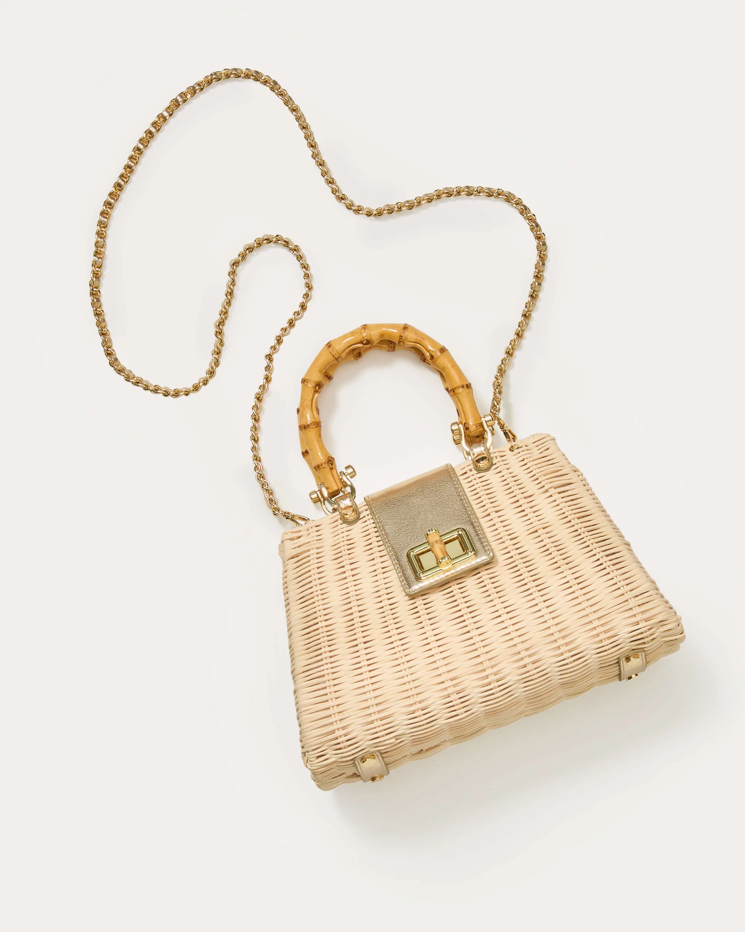 Leena Top Handle Bag - Natural