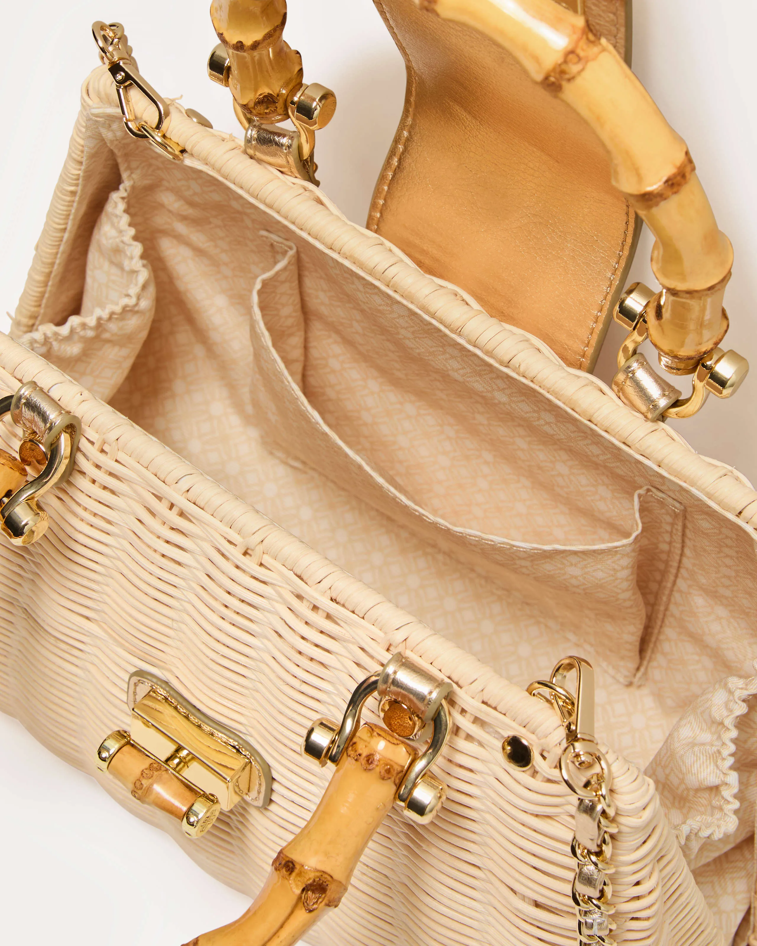 Leena Top Handle Bag - Natural