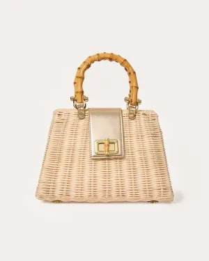 Leena Top Handle Bag - Natural