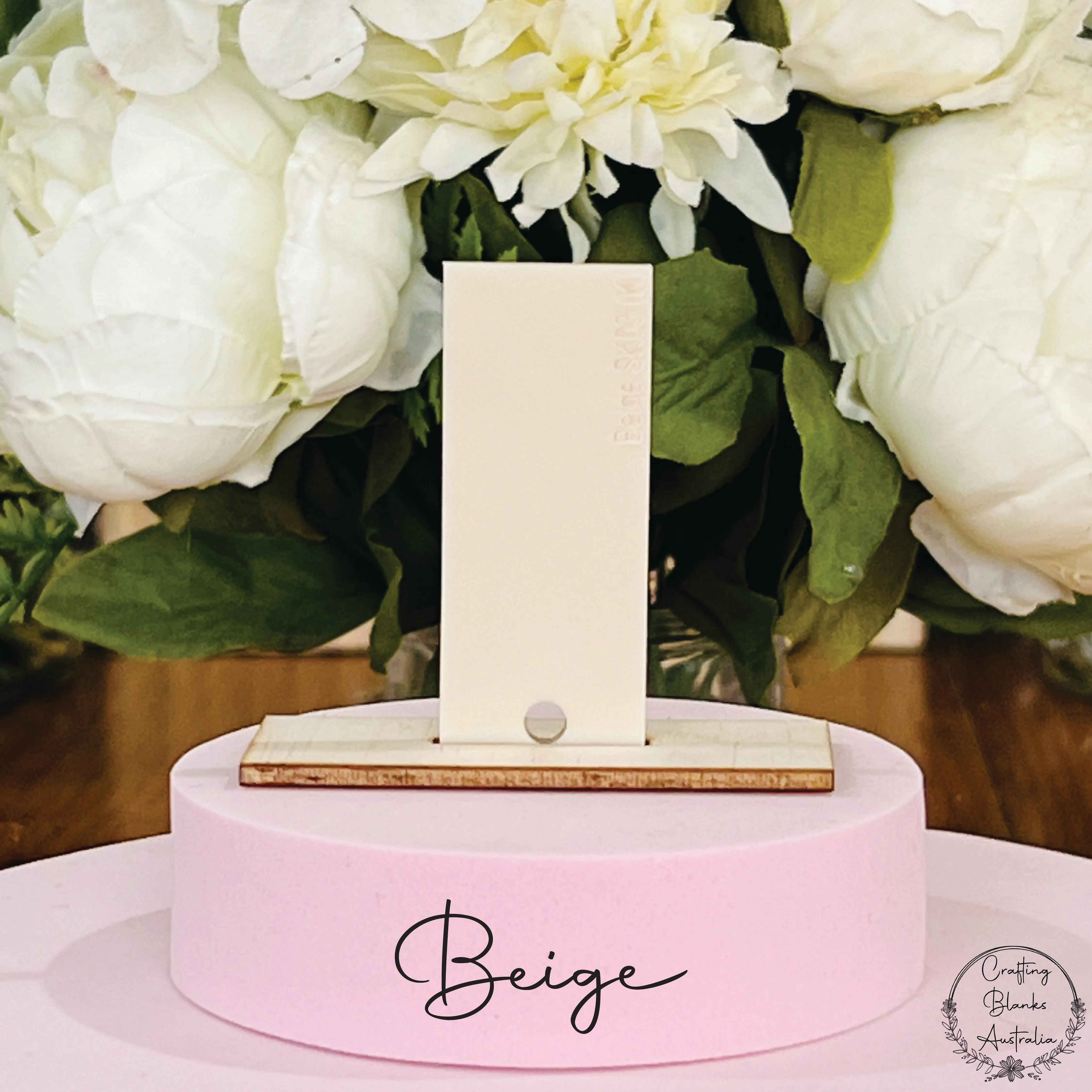 Letter Keyring • Blank Shape • 100mm