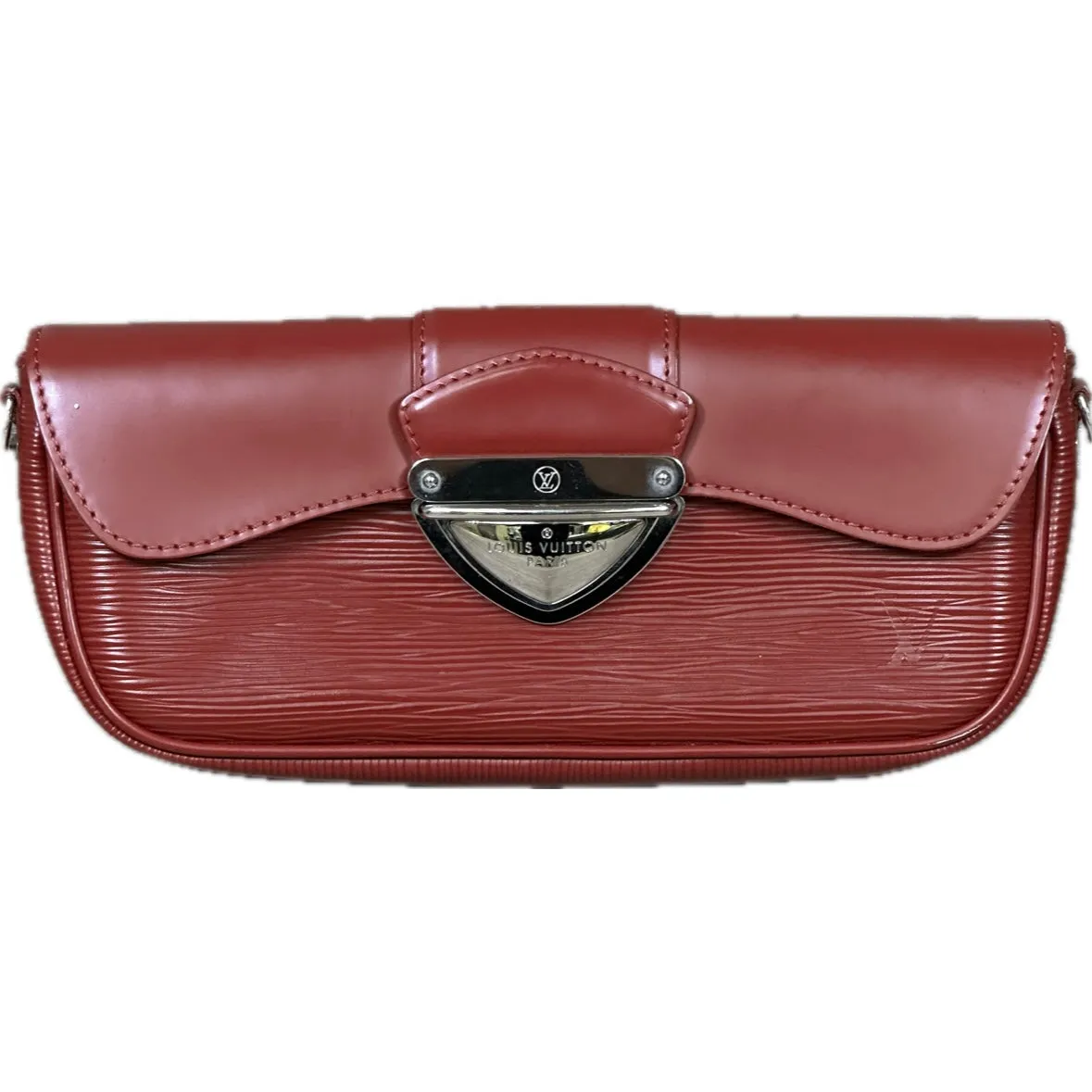 Louis Vuitton Epi Red 2009 Montaigne Shoulder Bag