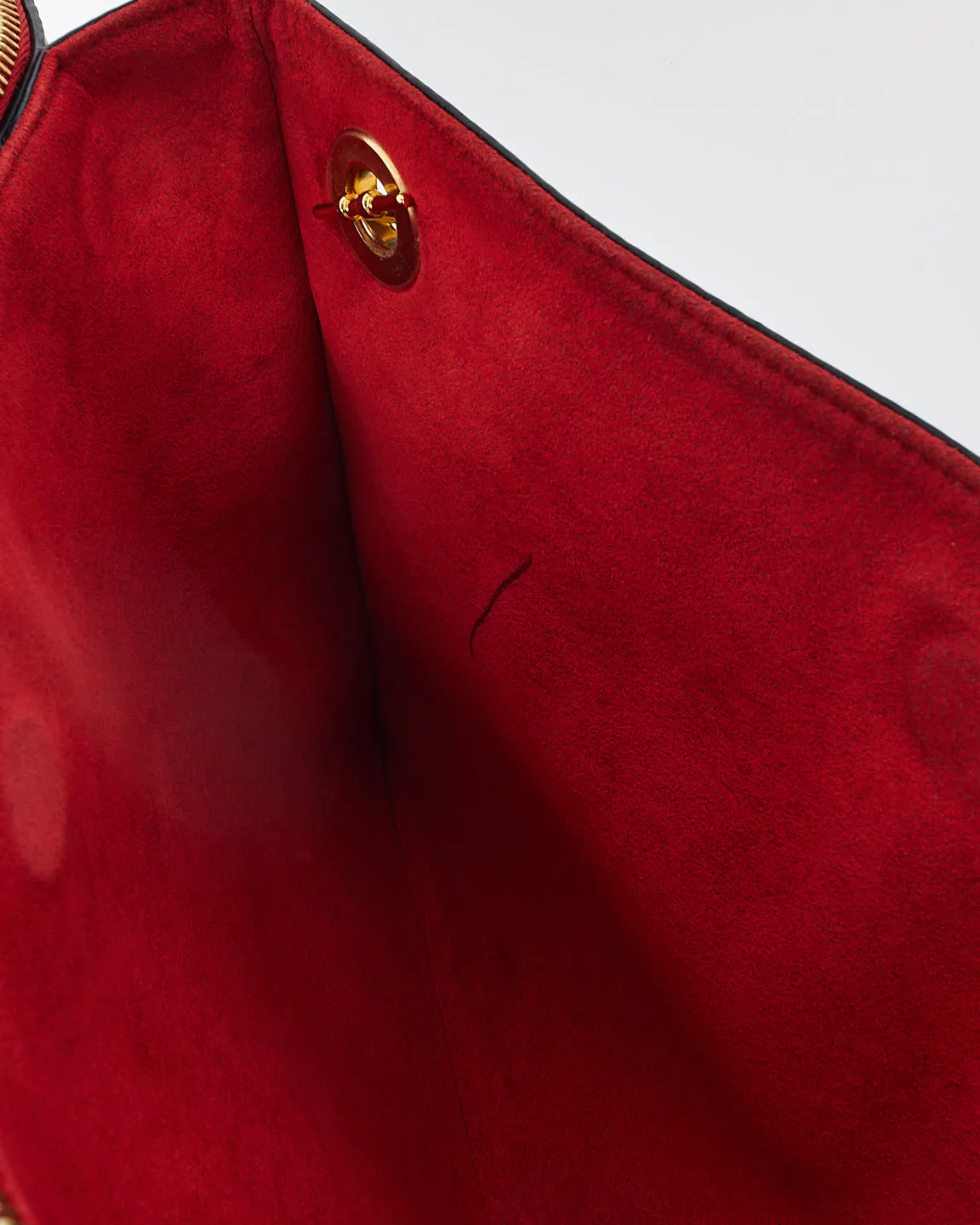 Louis Vuitton Monogram Canvas & Red Leather Suréne MM Bag
