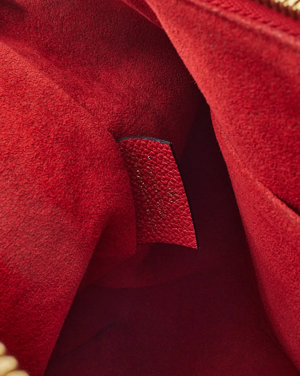Louis Vuitton Monogram Canvas & Red Leather Suréne MM Bag
