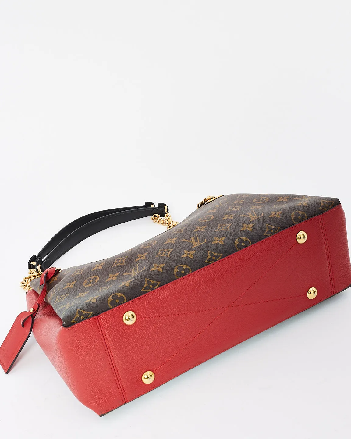 Louis Vuitton Monogram Canvas & Red Leather Suréne MM Bag