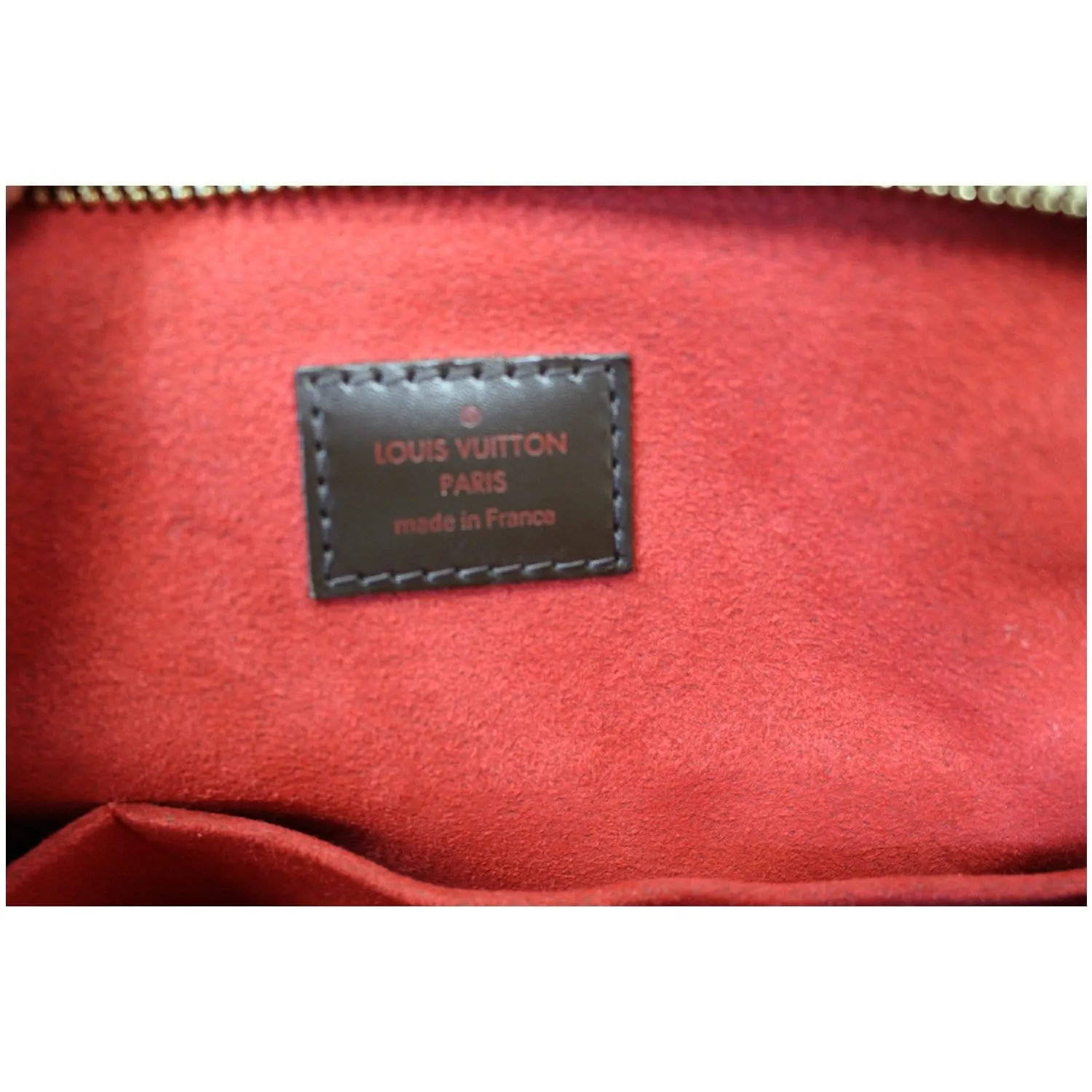 LOUIS VUITTON Trevi PM Damier Ebene Shoulder Bag Brown