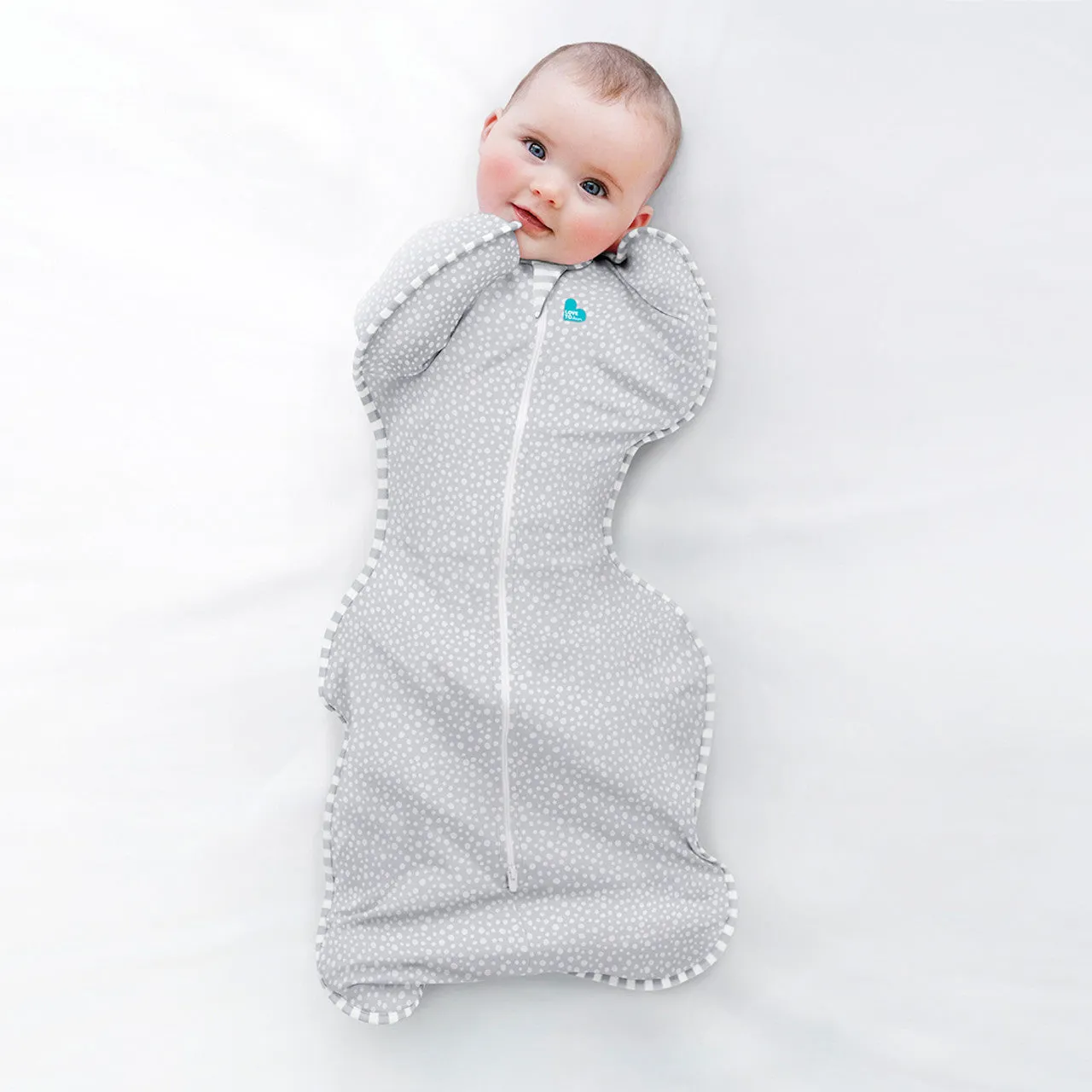 Love To Dream Swaddle UP Original Bamboo 1.0 TOG (Stage 1) - Grey Dot